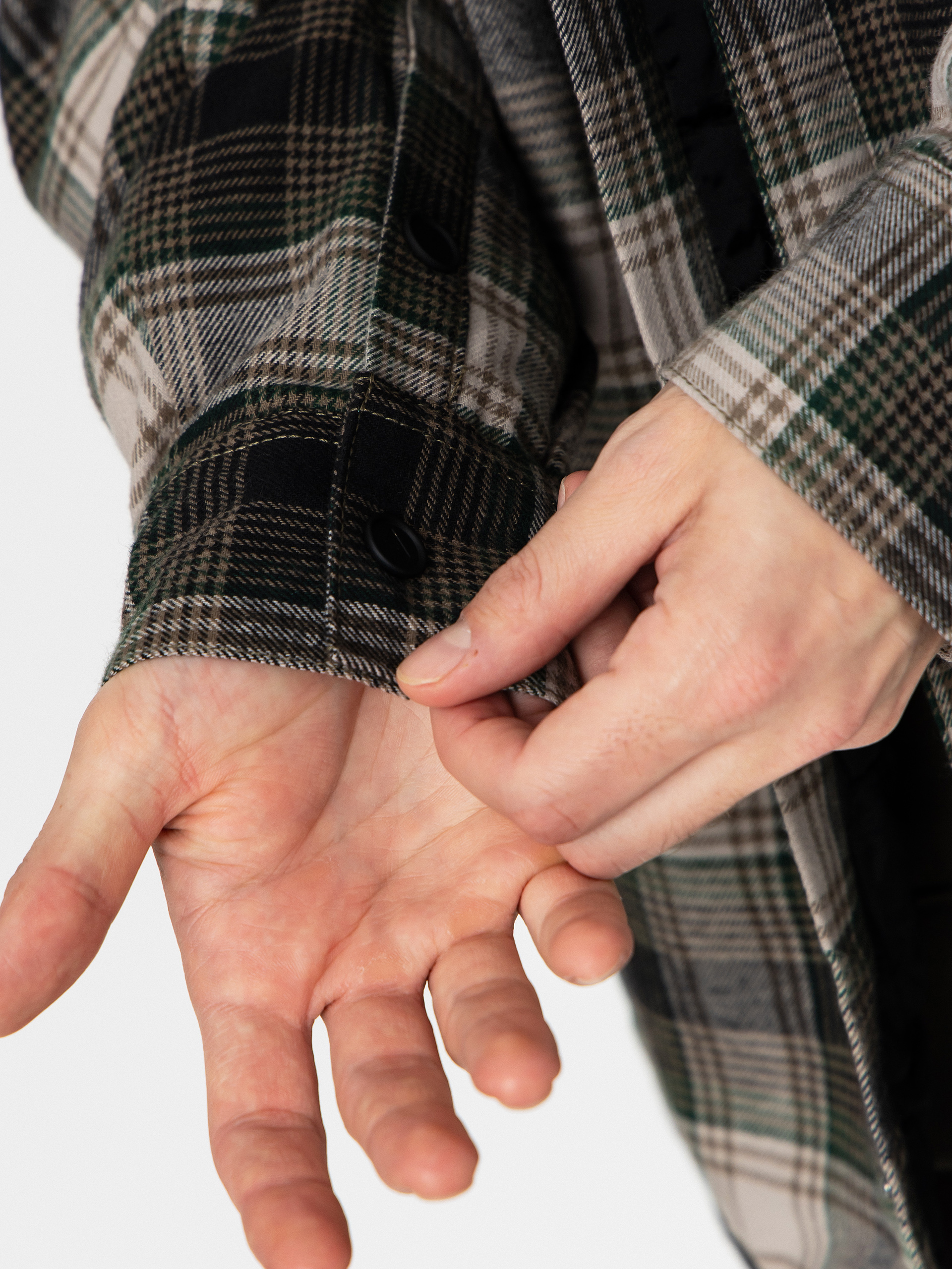 Volcom Jacke Kenson Ins Flannel (black green)