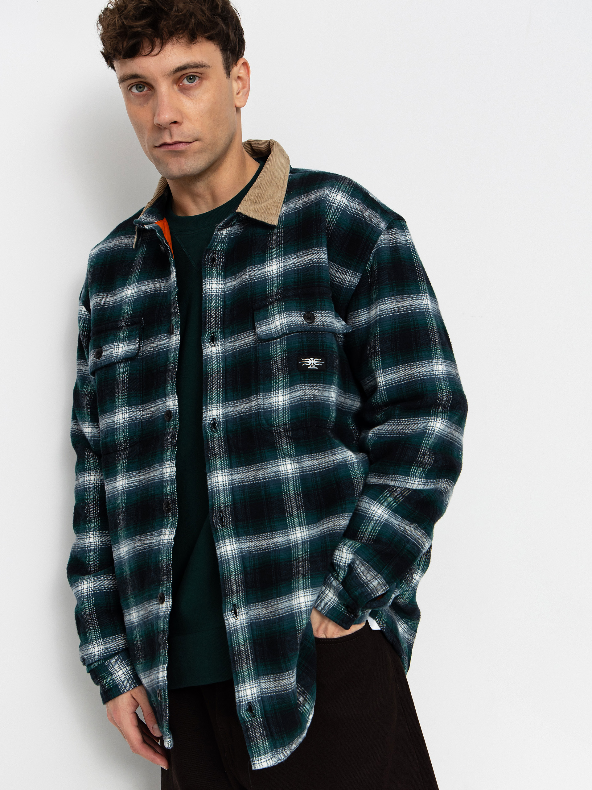 Quiksilver Mercury Desert Shadow Check Shirt (orion blue desert shadow)