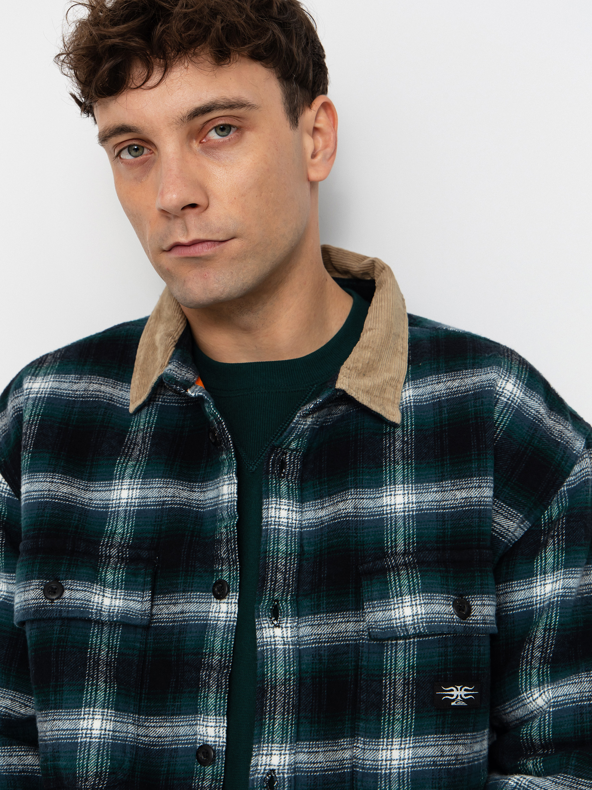 Quiksilver Mercury Desert Shadow Check Shirt (orion blue desert shadow)