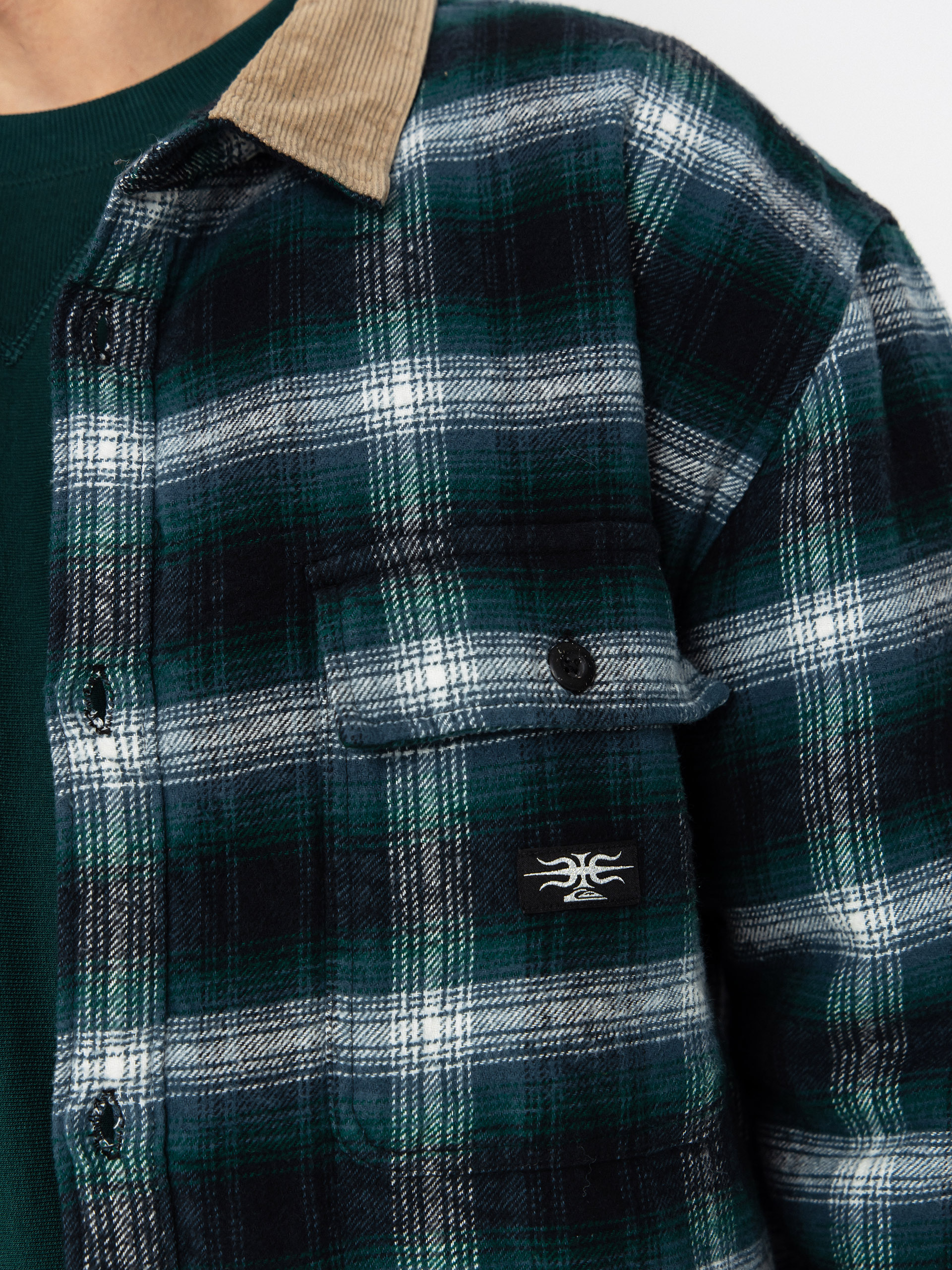 Quiksilver Mercury Desert Shadow Check Shirt (orion blue desert shadow)