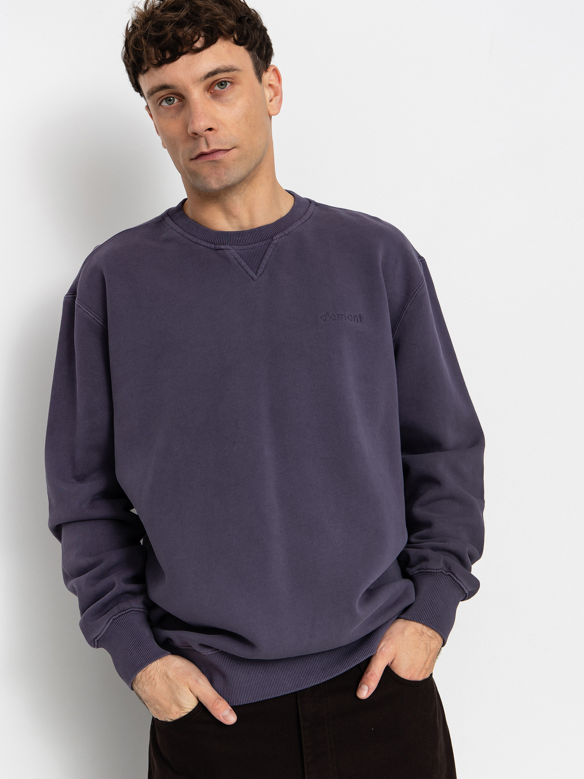 Element Lowcase Pigment Cr Sweatshirt (graystone)