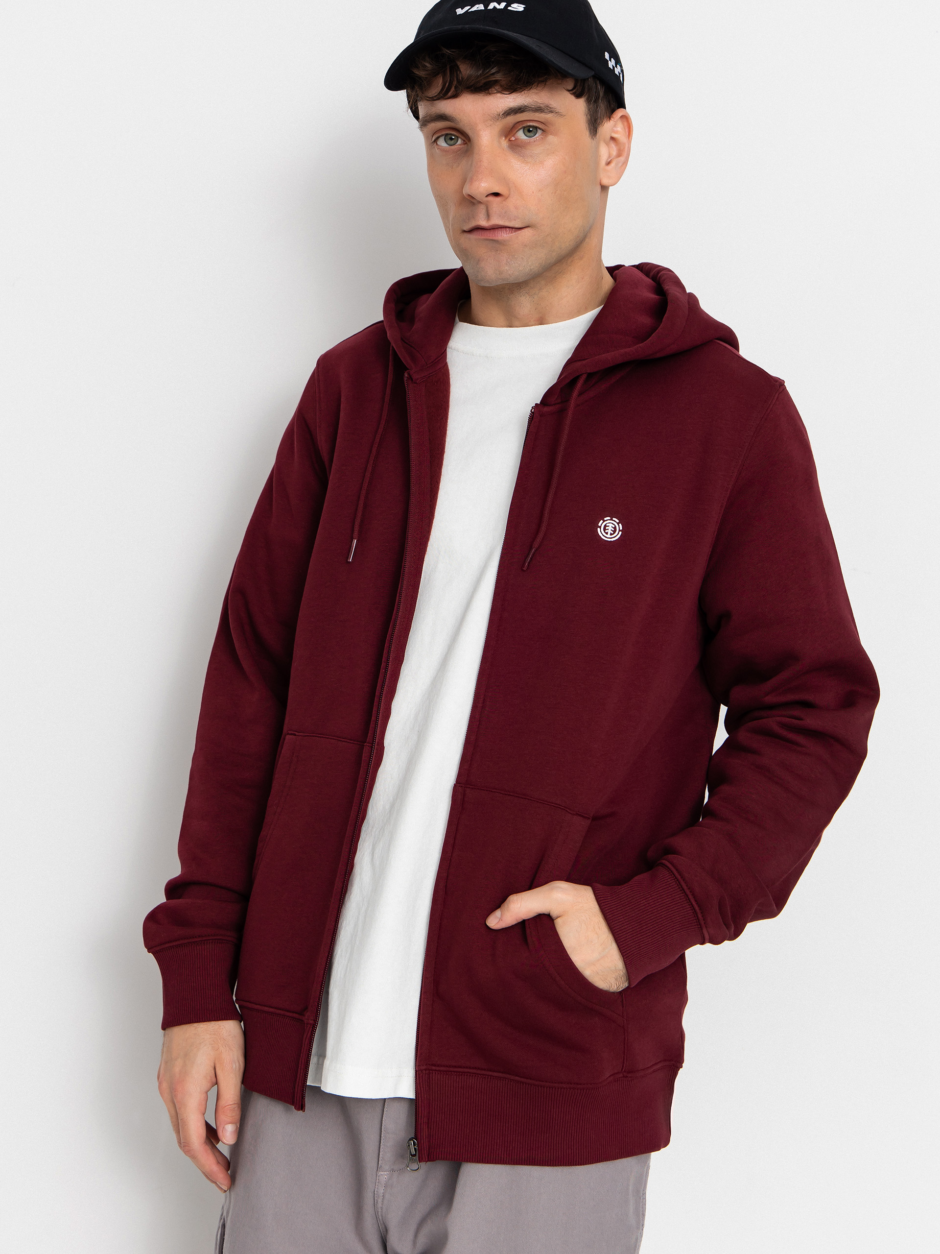 Element Icon Embroidery ZHD Hoodie (zinfandel)