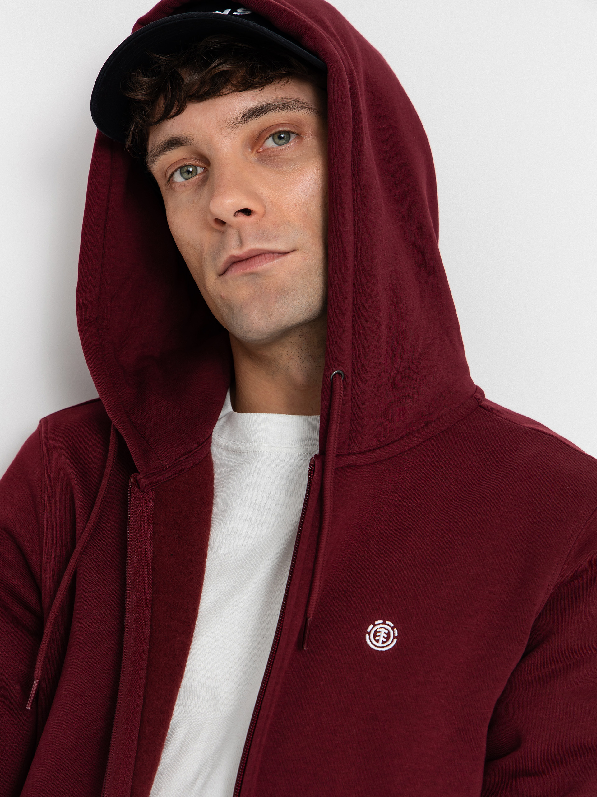 Element Icon Embroidery ZHD Hoodie (zinfandel)