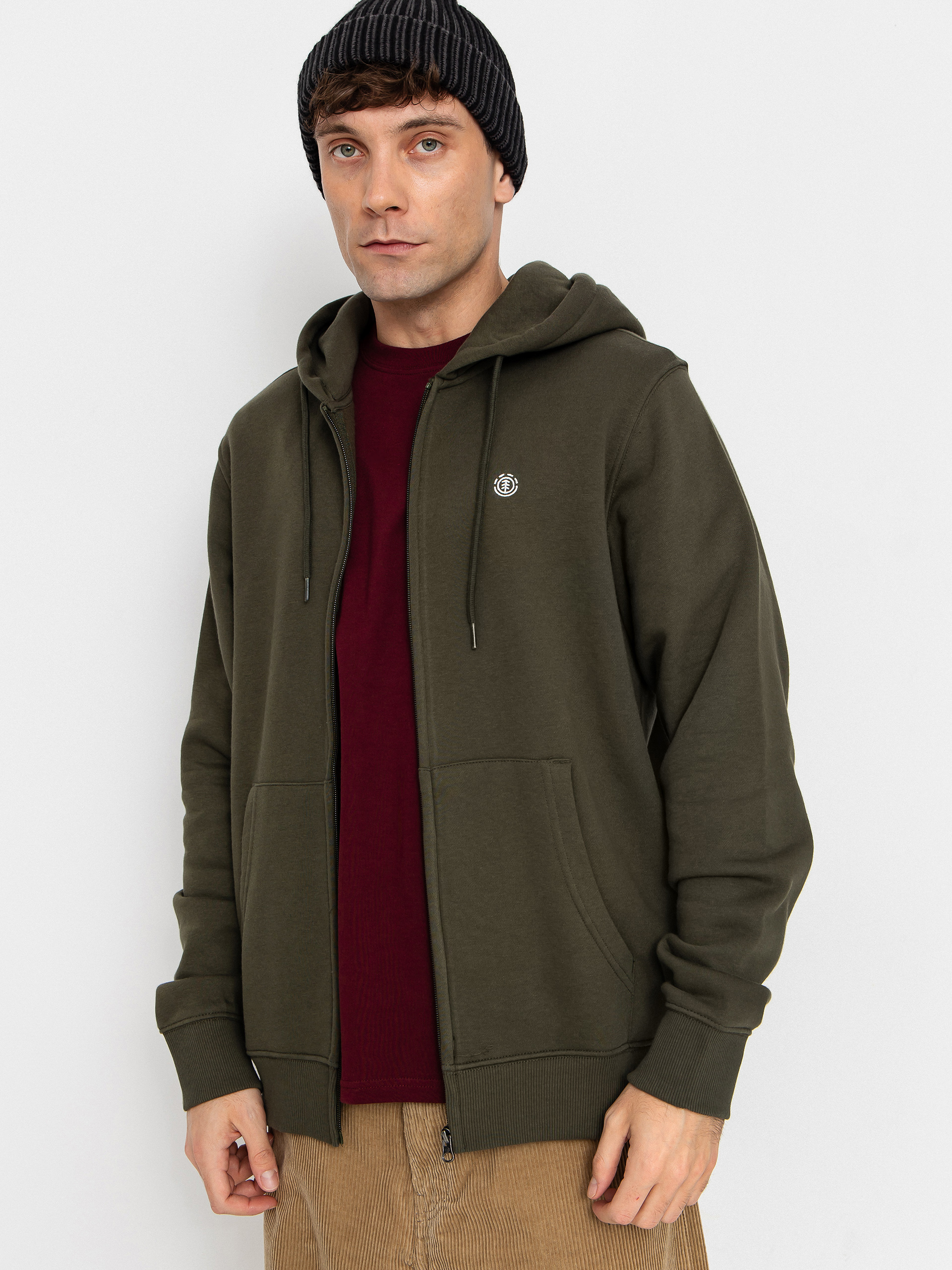 Element Icon Embroidery ZHD Hoodie (forest night)