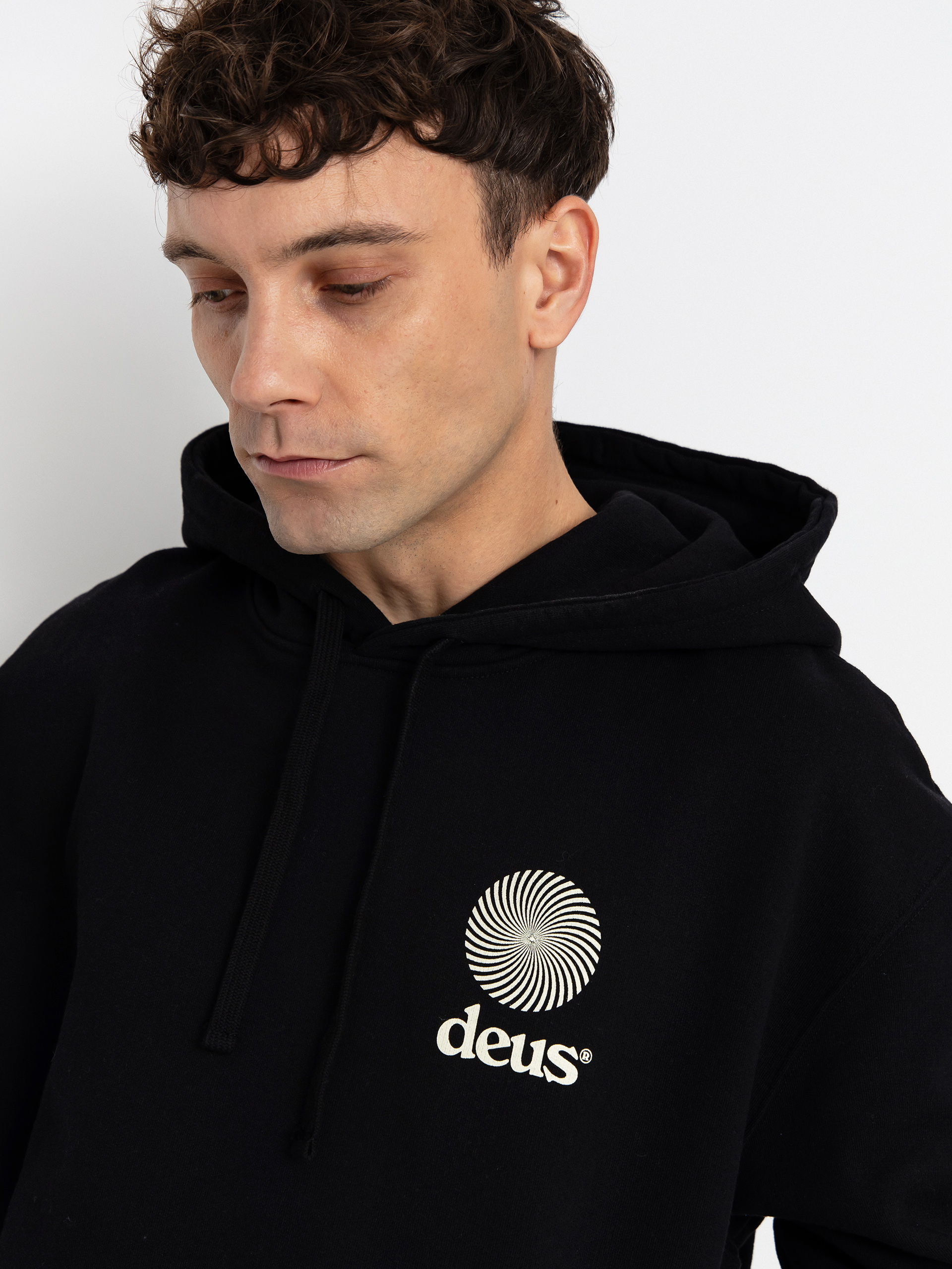 Deus Ex Machina Hoodie Strata HD (black)