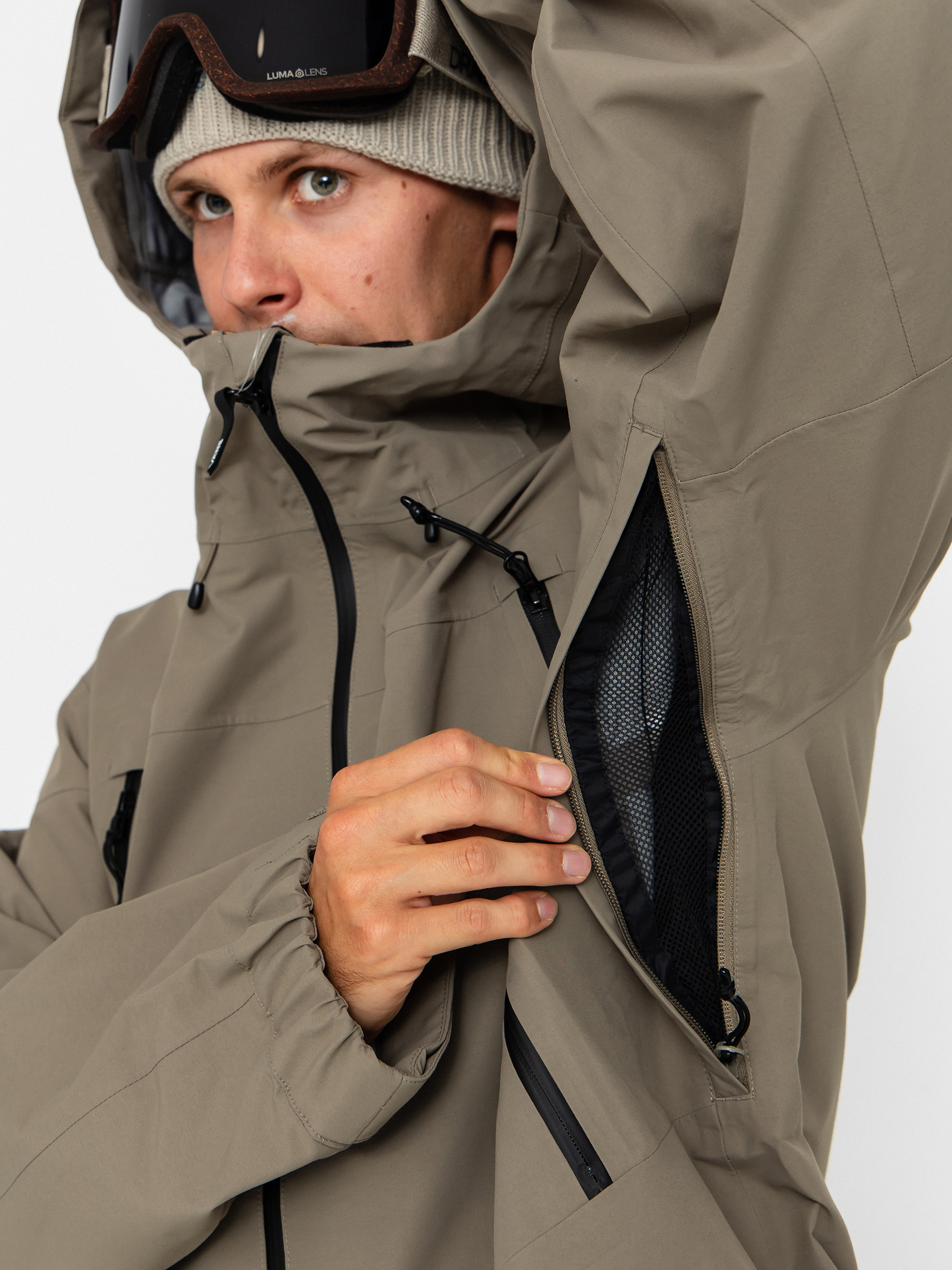 Vans Hi Country 3L 2.0 Snowboard jacket - beige (mountain