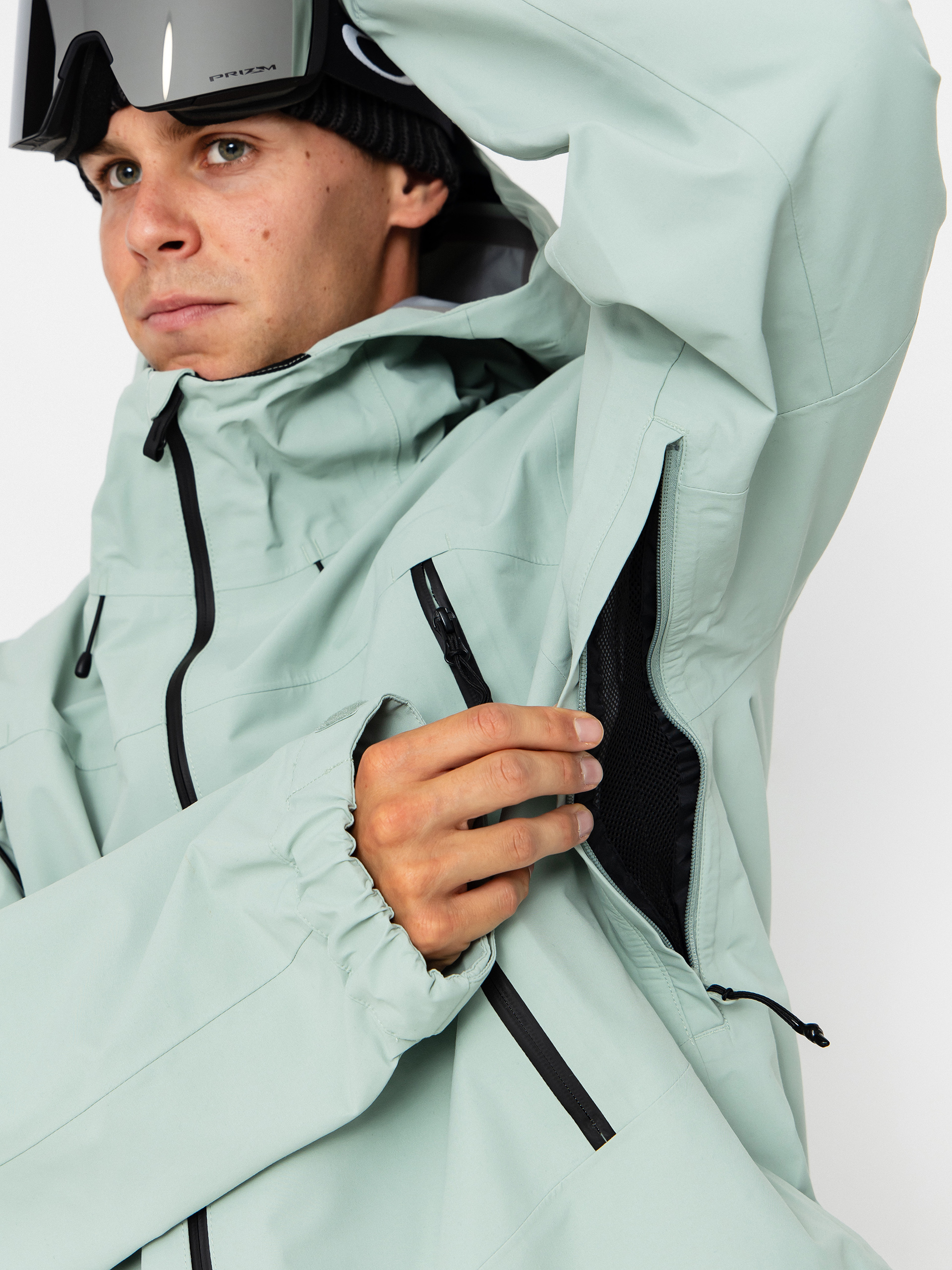 Mens Vans Snowboard jacket Hi Country 3L 2.0 (gray olive)