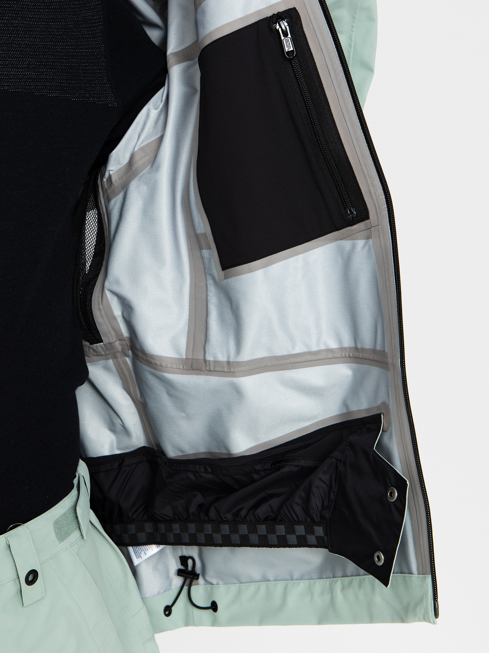 Herren Vans Snowboard Jacke Hi Country 3L 2.0 (gray olive)