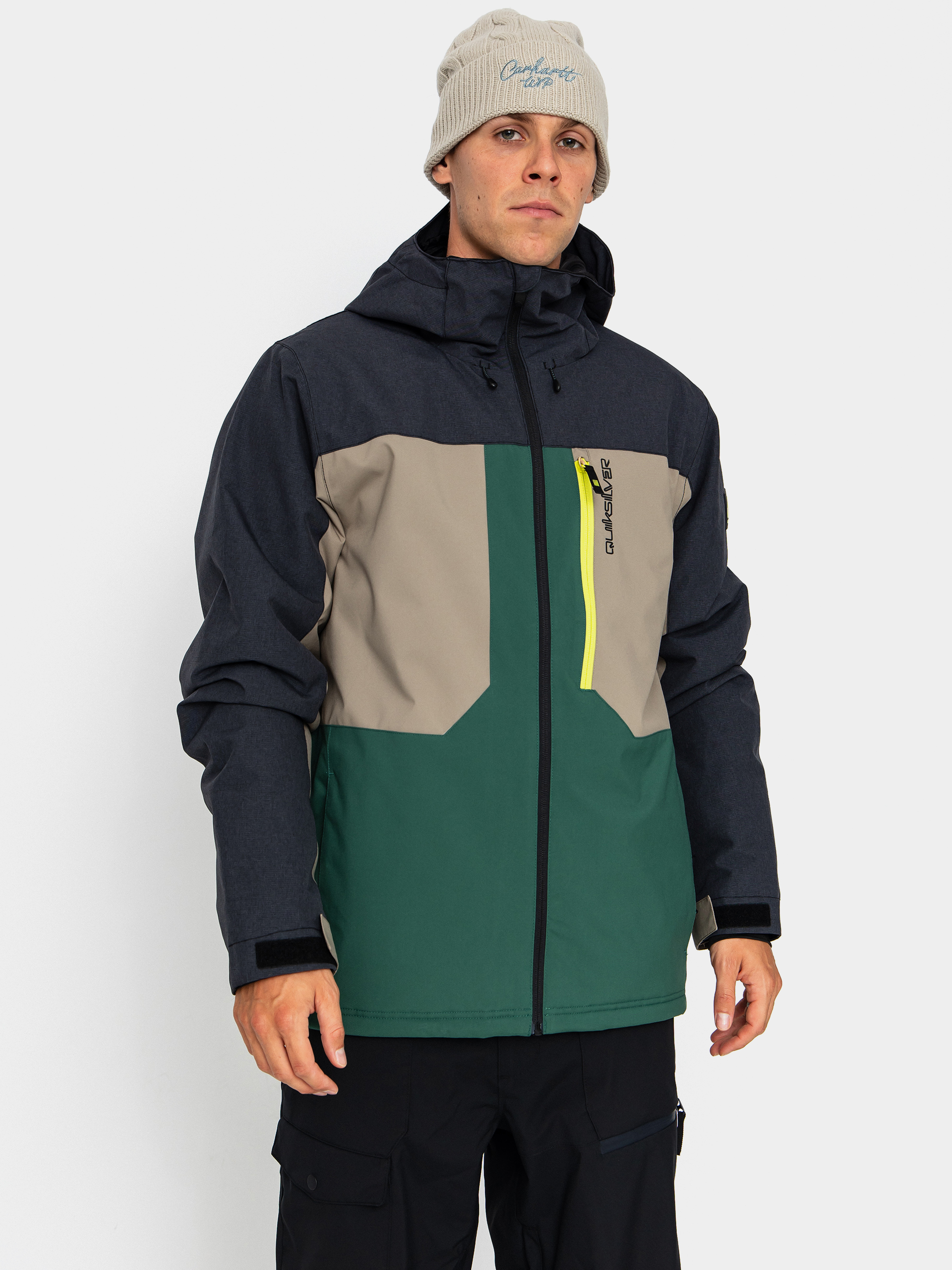 Mens Quiksilver Snowboard jacket Dawson (trekking green)