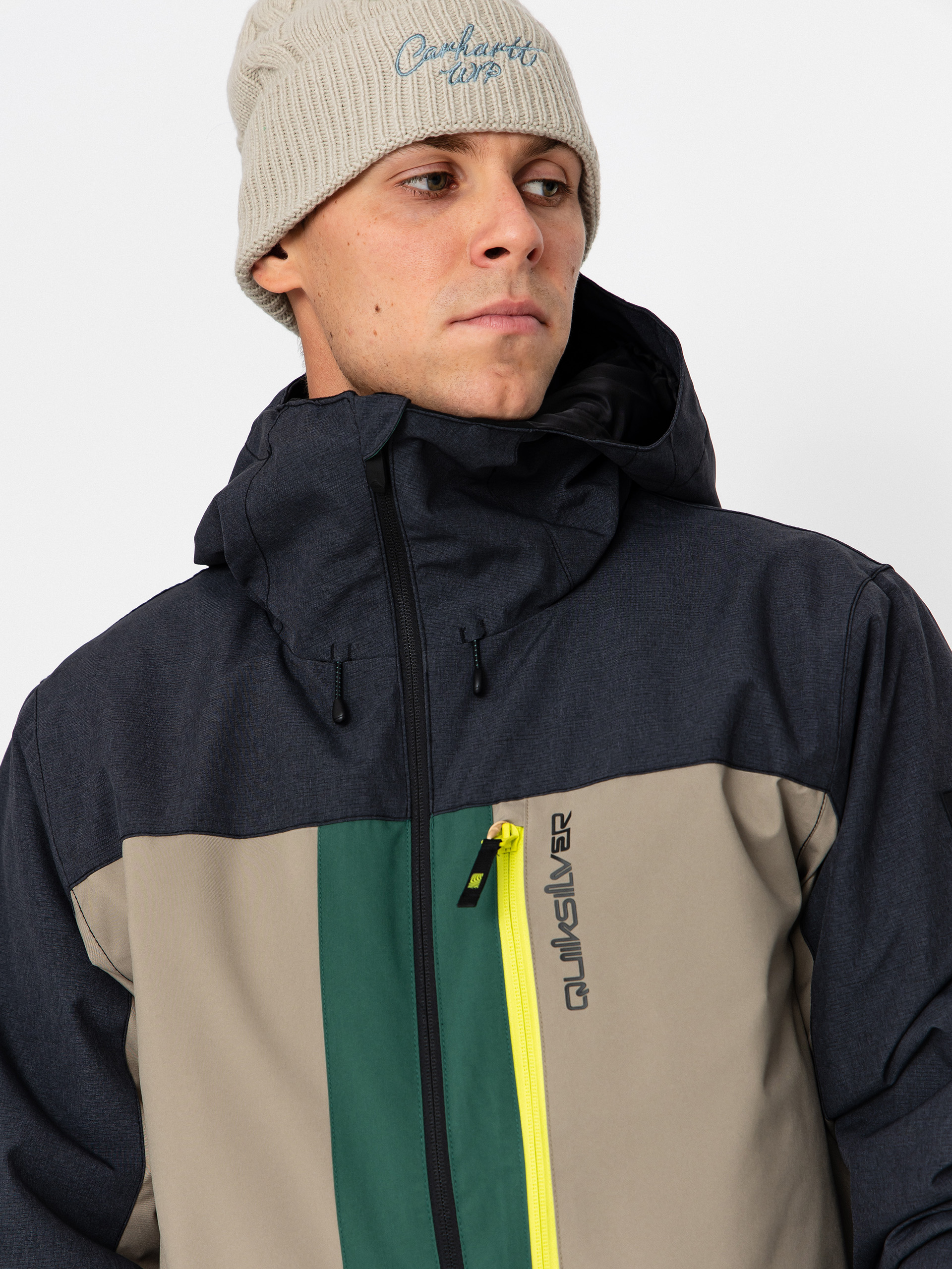 Herren Quiksilver Snowboard Jacke Dawson (trekking green)
