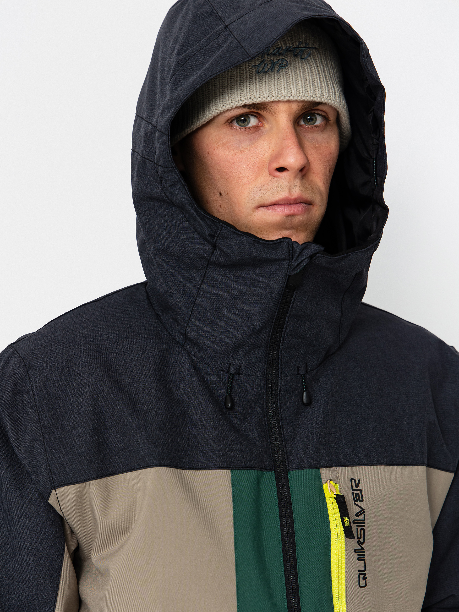 Herren Quiksilver Snowboard Jacke Dawson (trekking green)