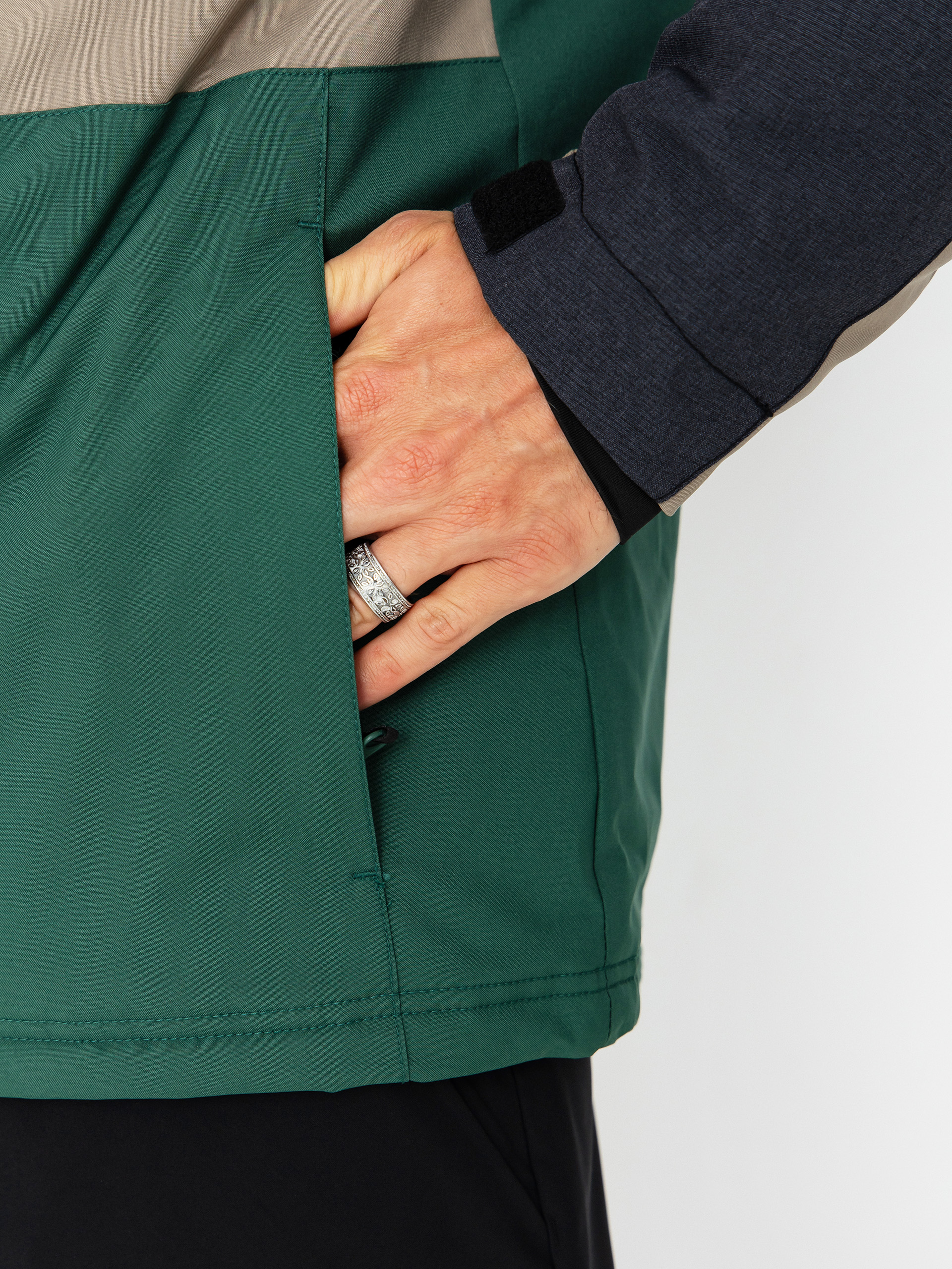 Herren Quiksilver Snowboard Jacke Dawson (trekking green)