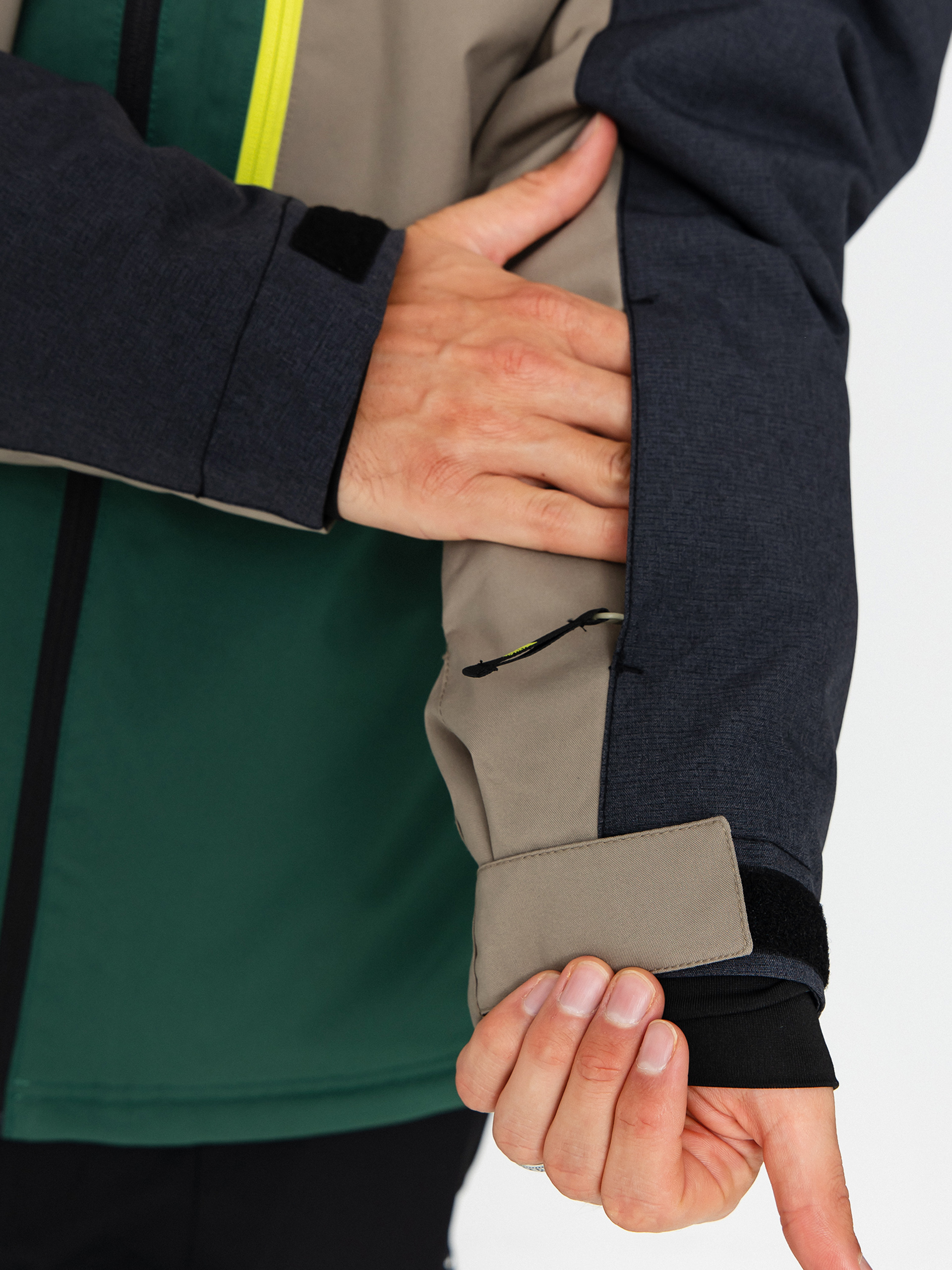 Mens Quiksilver Snowboard jacket Dawson (trekking green)