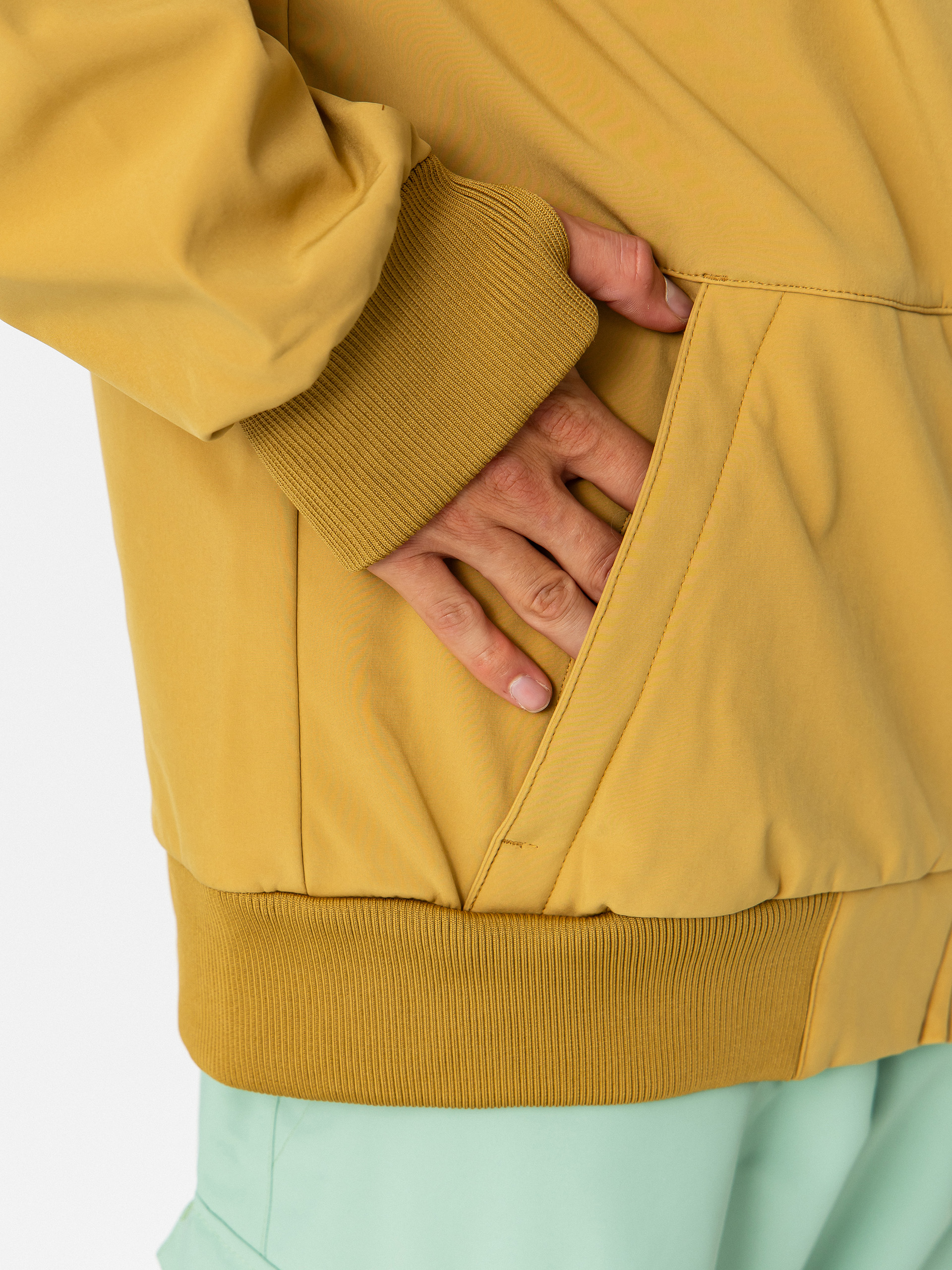 Herren DC Snowboard Jacke Spectrum Softshell (mustard gold)