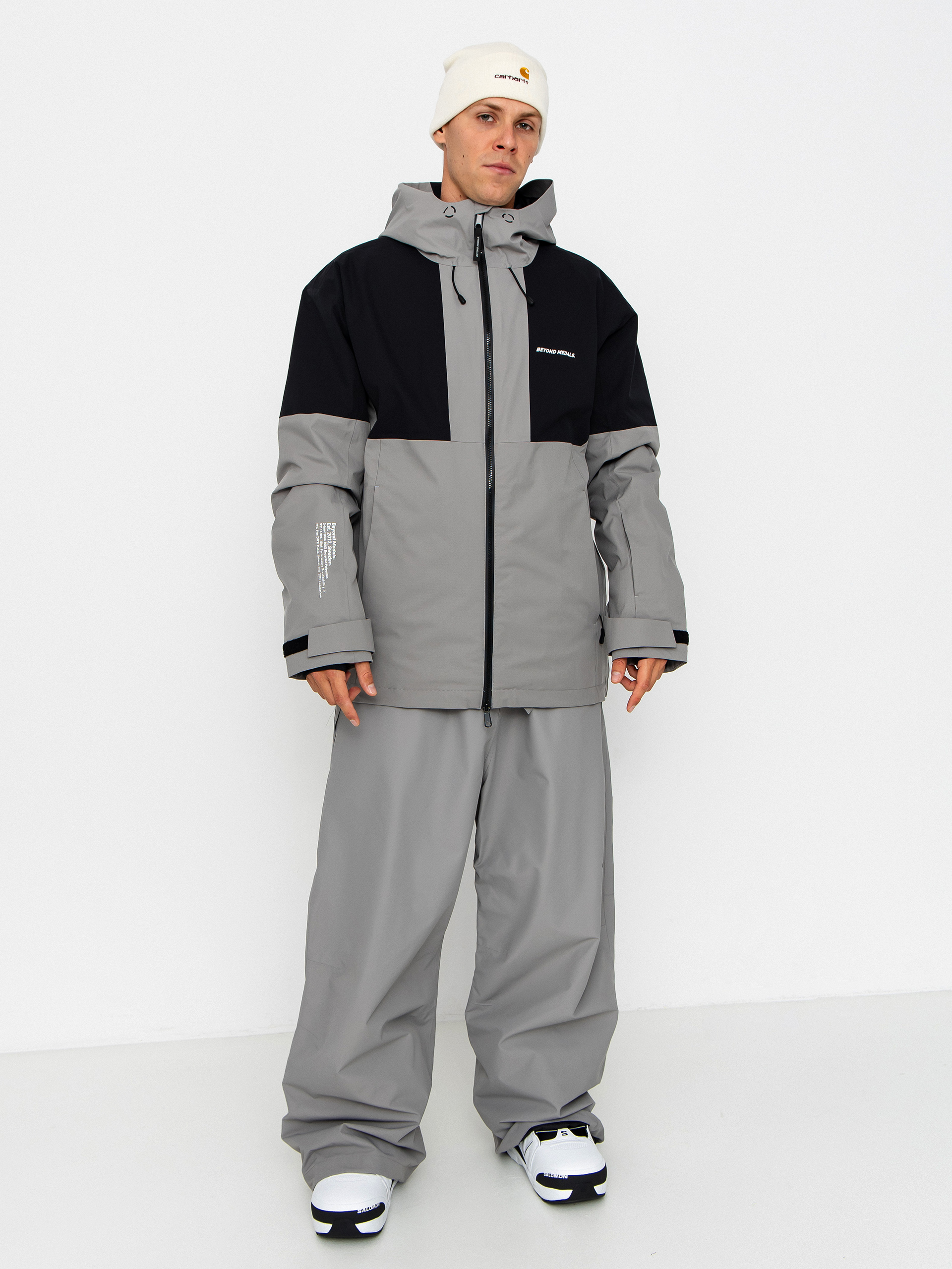 Beyond Medals Snowboard jacket Fullzip 2L - grey (grey)