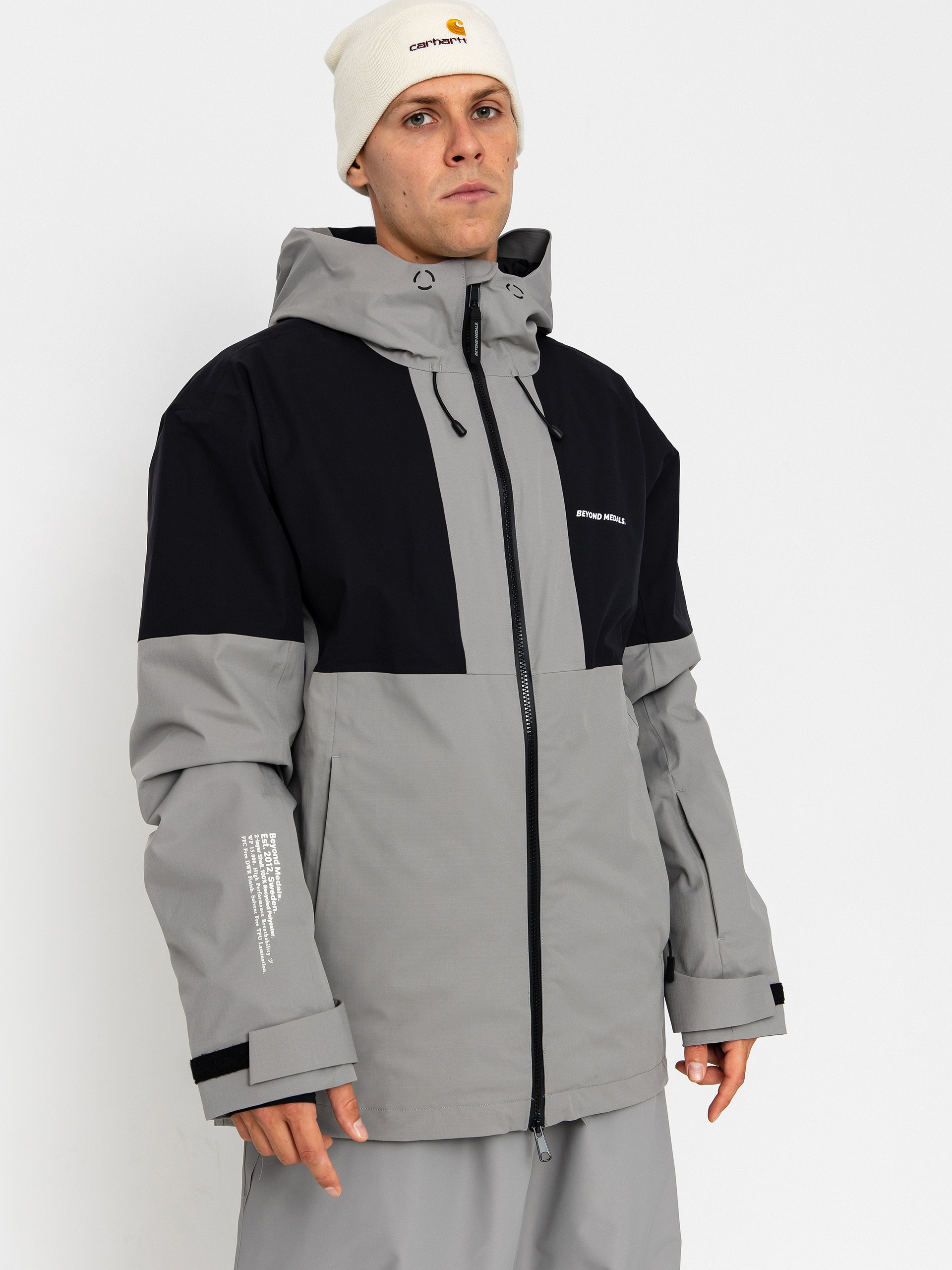 Herren Beyond Medals Snowboard Jacke Fullzip 2L (grey)