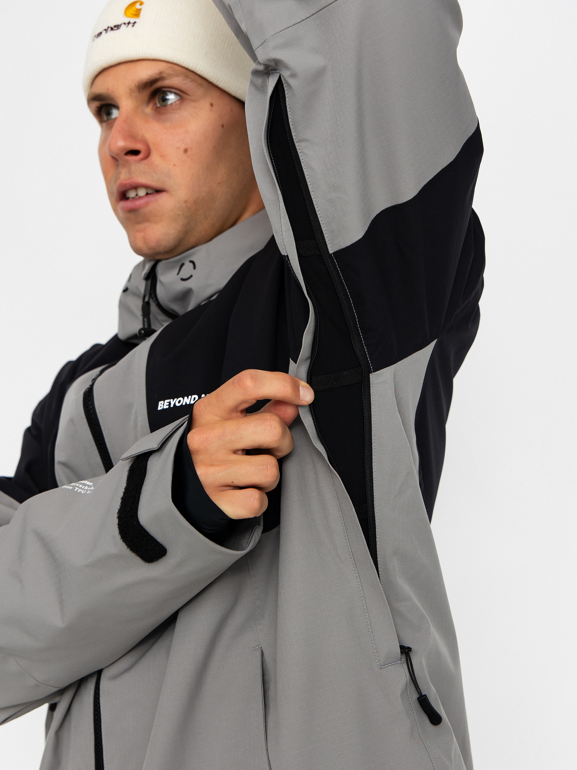 Herren Beyond Medals Snowboard Jacke Fullzip 2L (grey)