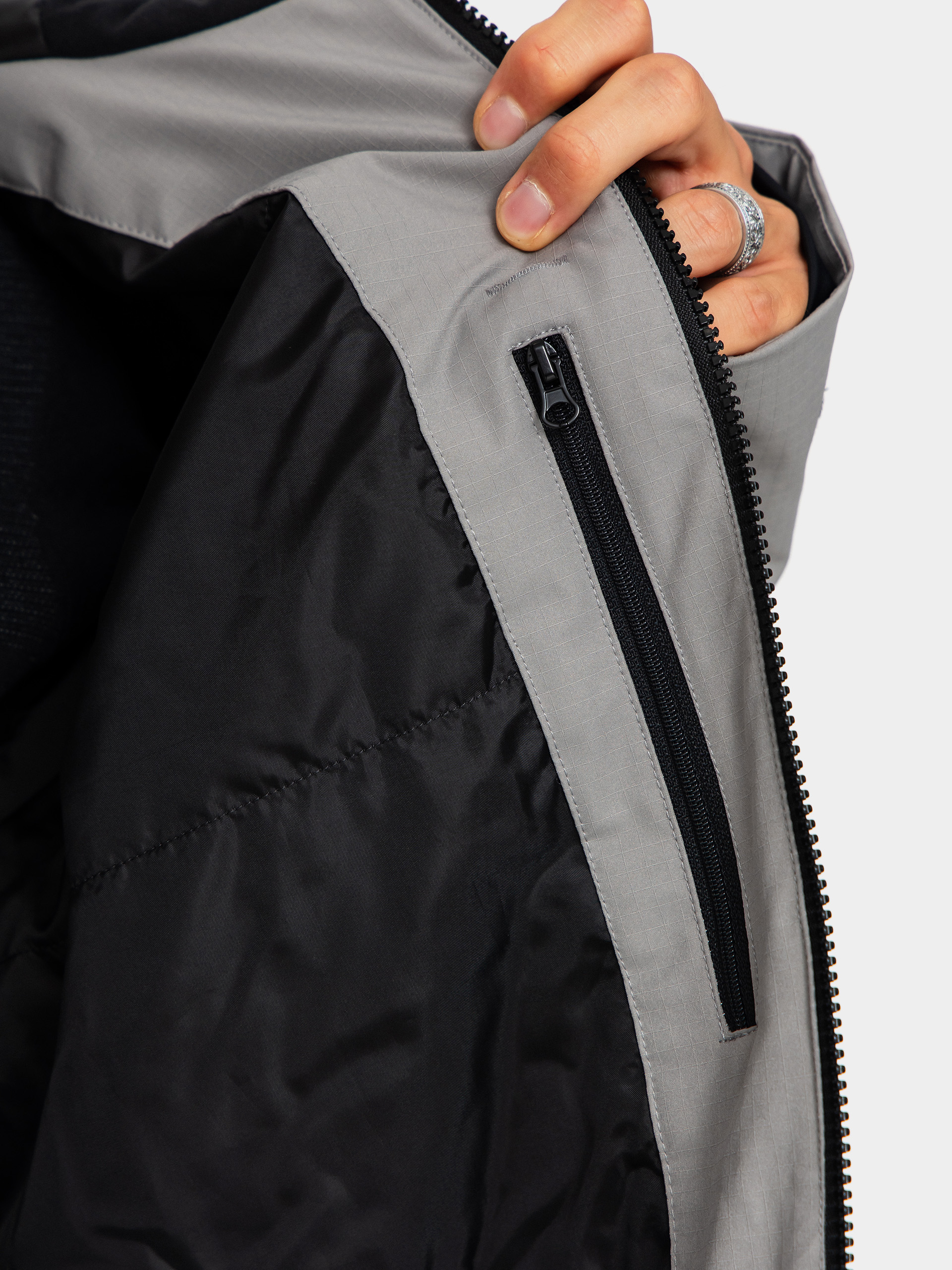 Herren Beyond Medals Snowboard Jacke Fullzip 2L (grey)