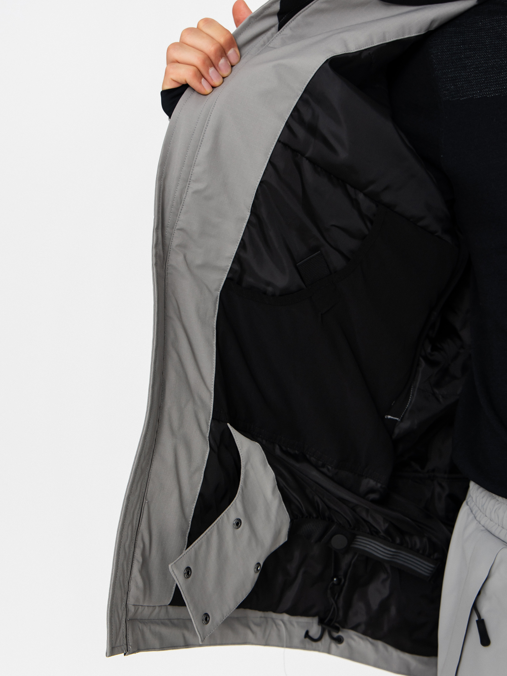 Mens Beyond Medals Snowboard jacket Fullzip 2L (grey)