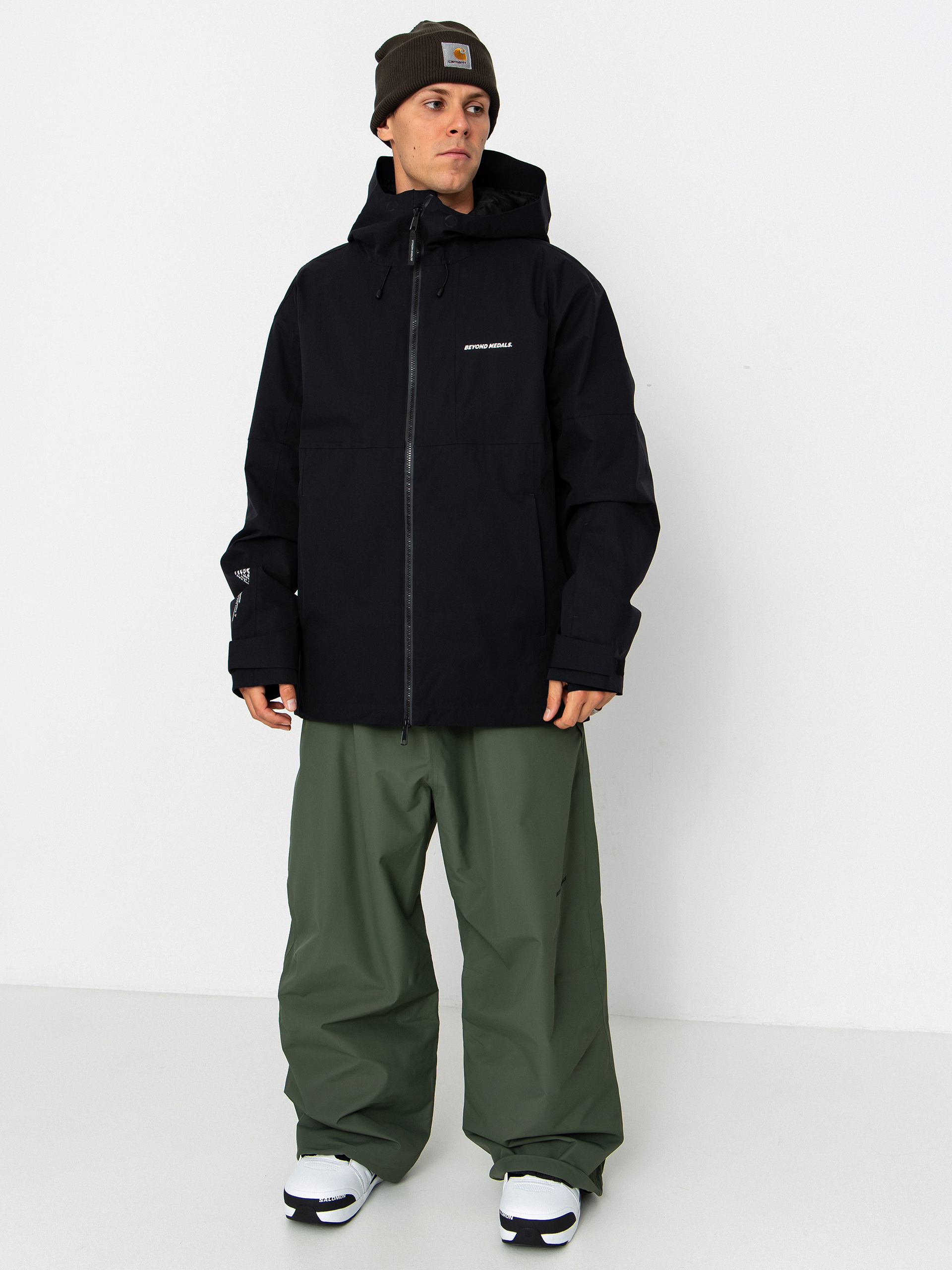 Beyond Medals Snowboard jacket Fullzip 2L - black (black)