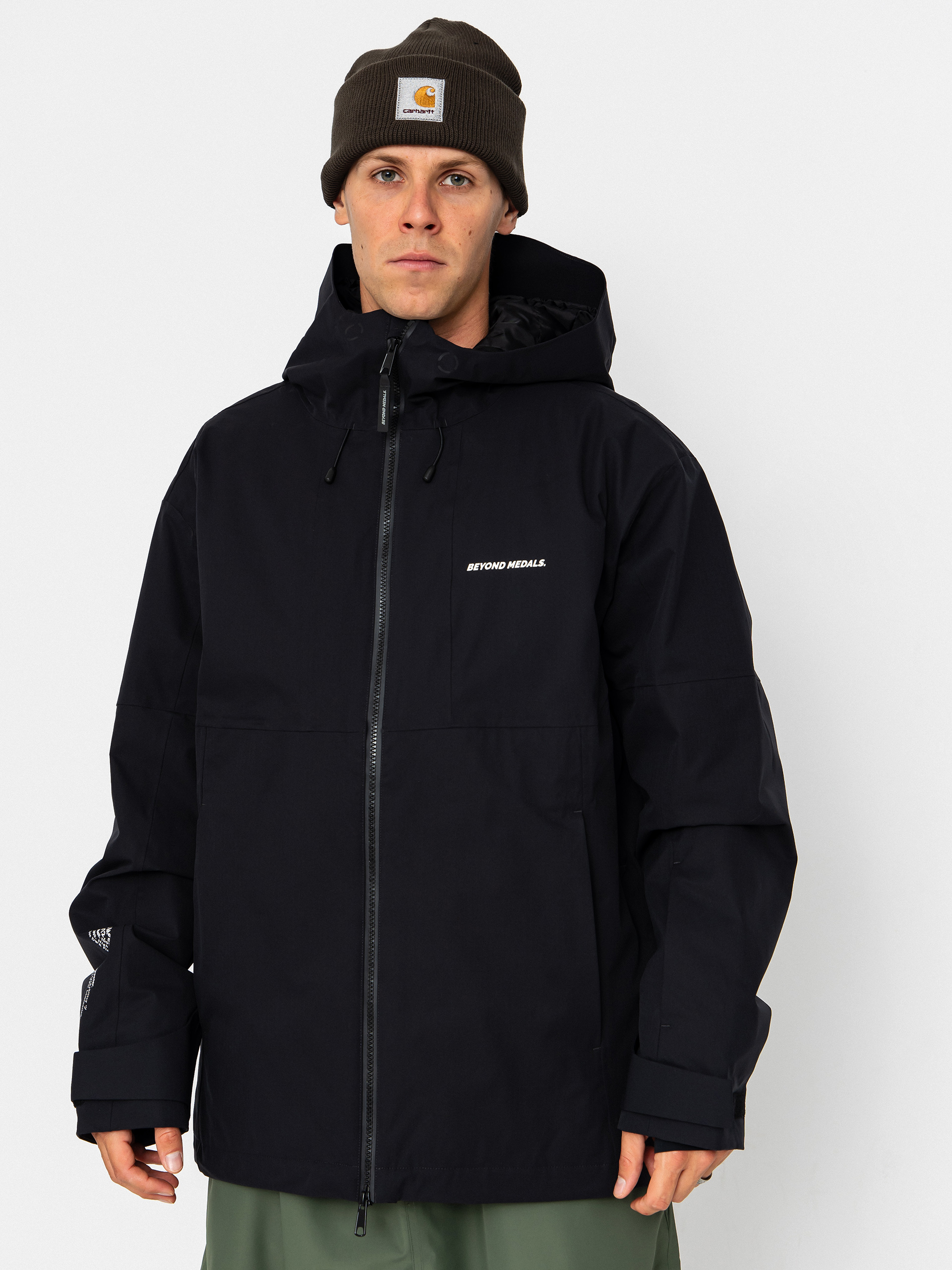 Mens Beyond Medals Snowboard jacket Fullzip 2L (black)