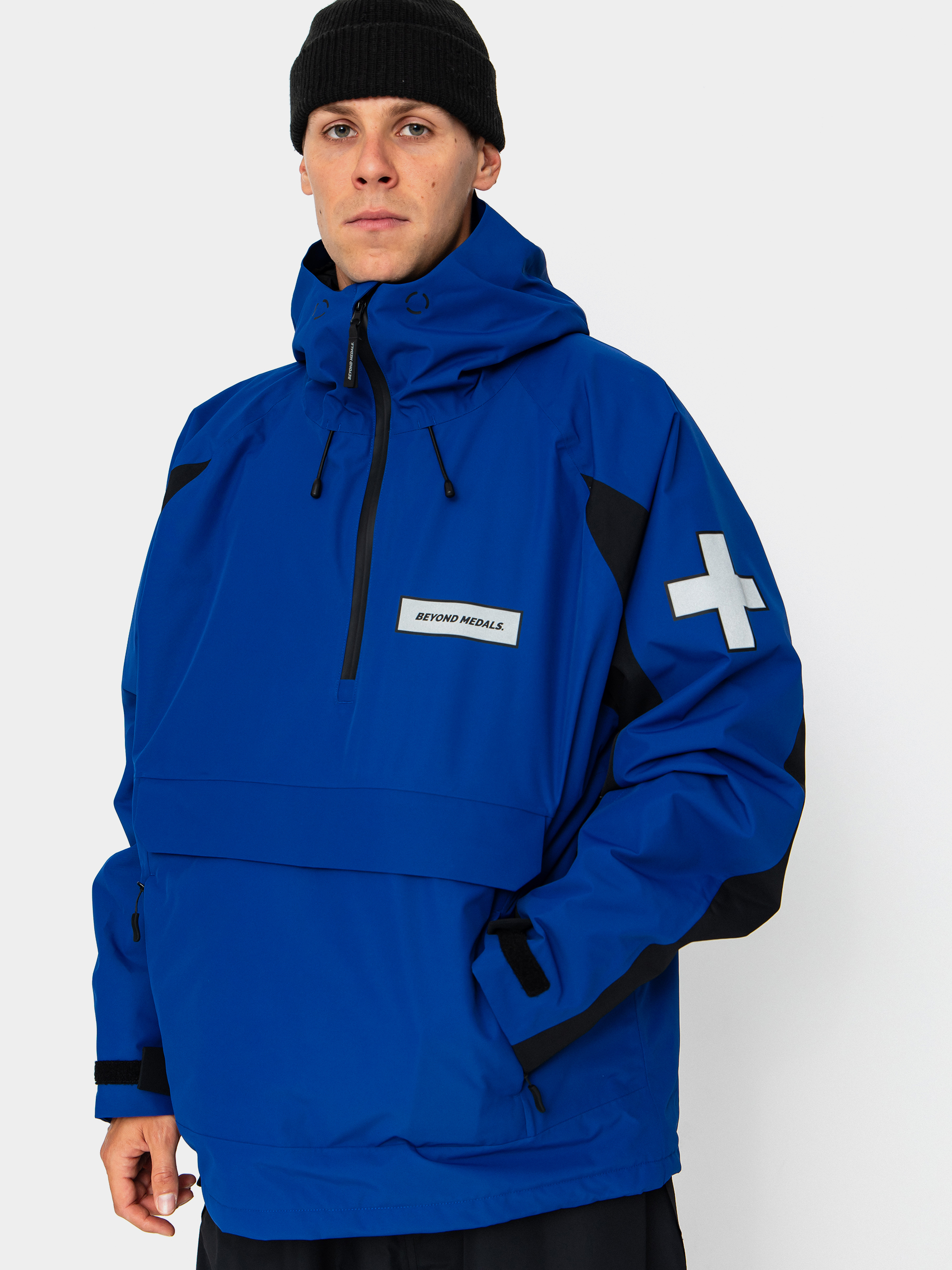 Herren Beyond Medals Retro Anorak 2L Snowboard Jacke (blue)