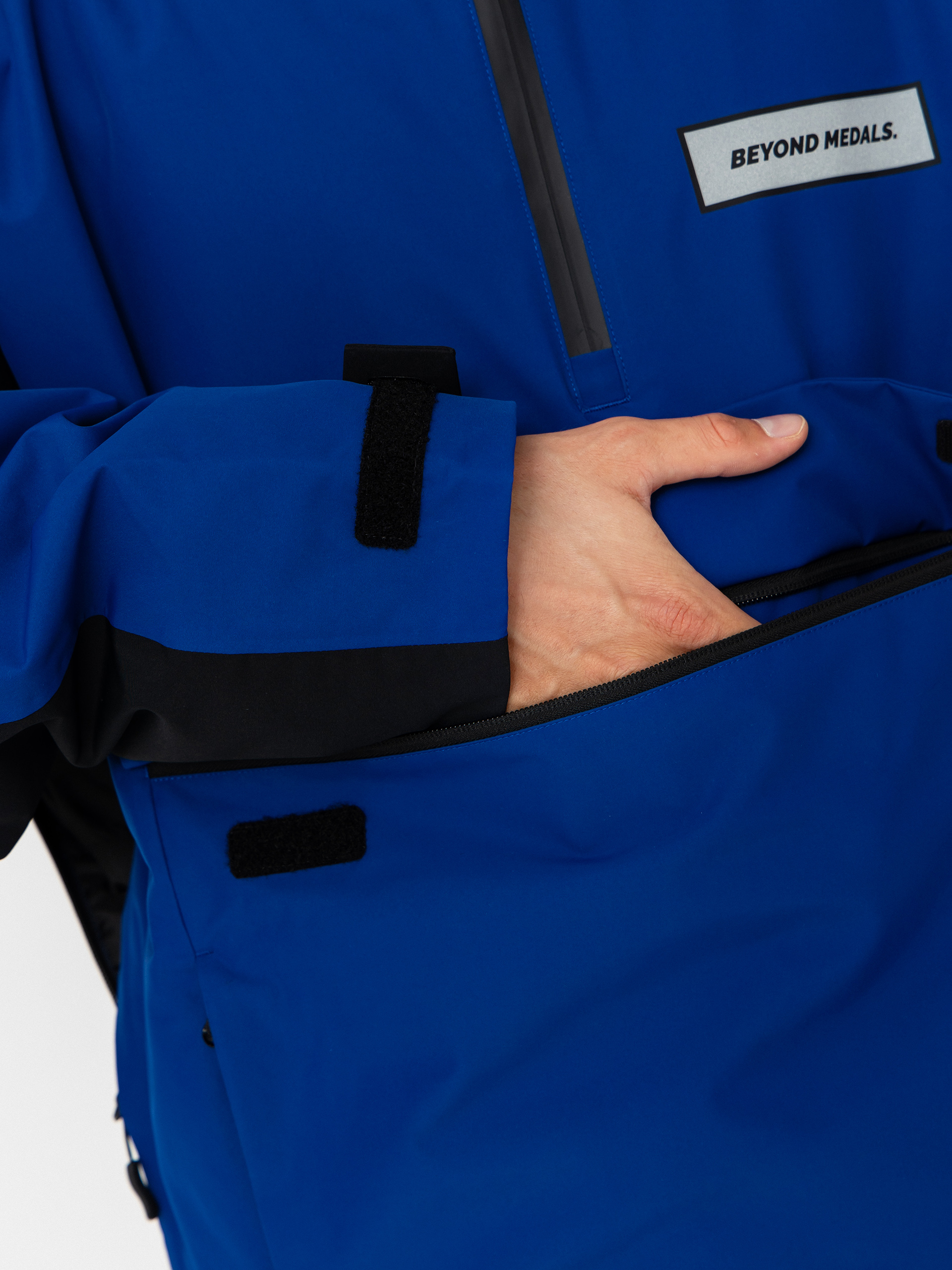 Herren Beyond Medals Retro Anorak 2L Snowboard Jacke (blue)