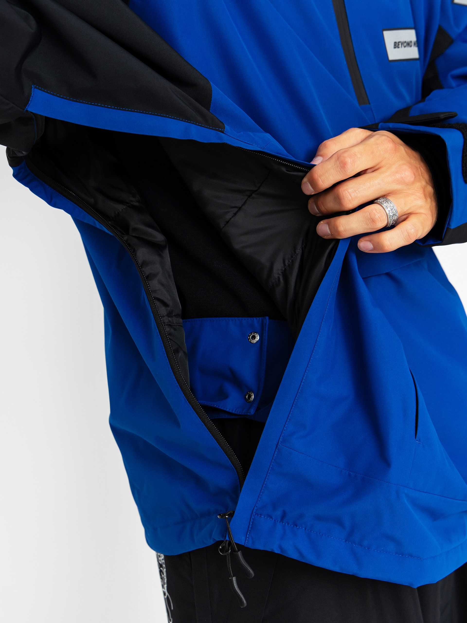 Herren Beyond Medals Retro Anorak 2L Snowboard Jacke (blue)