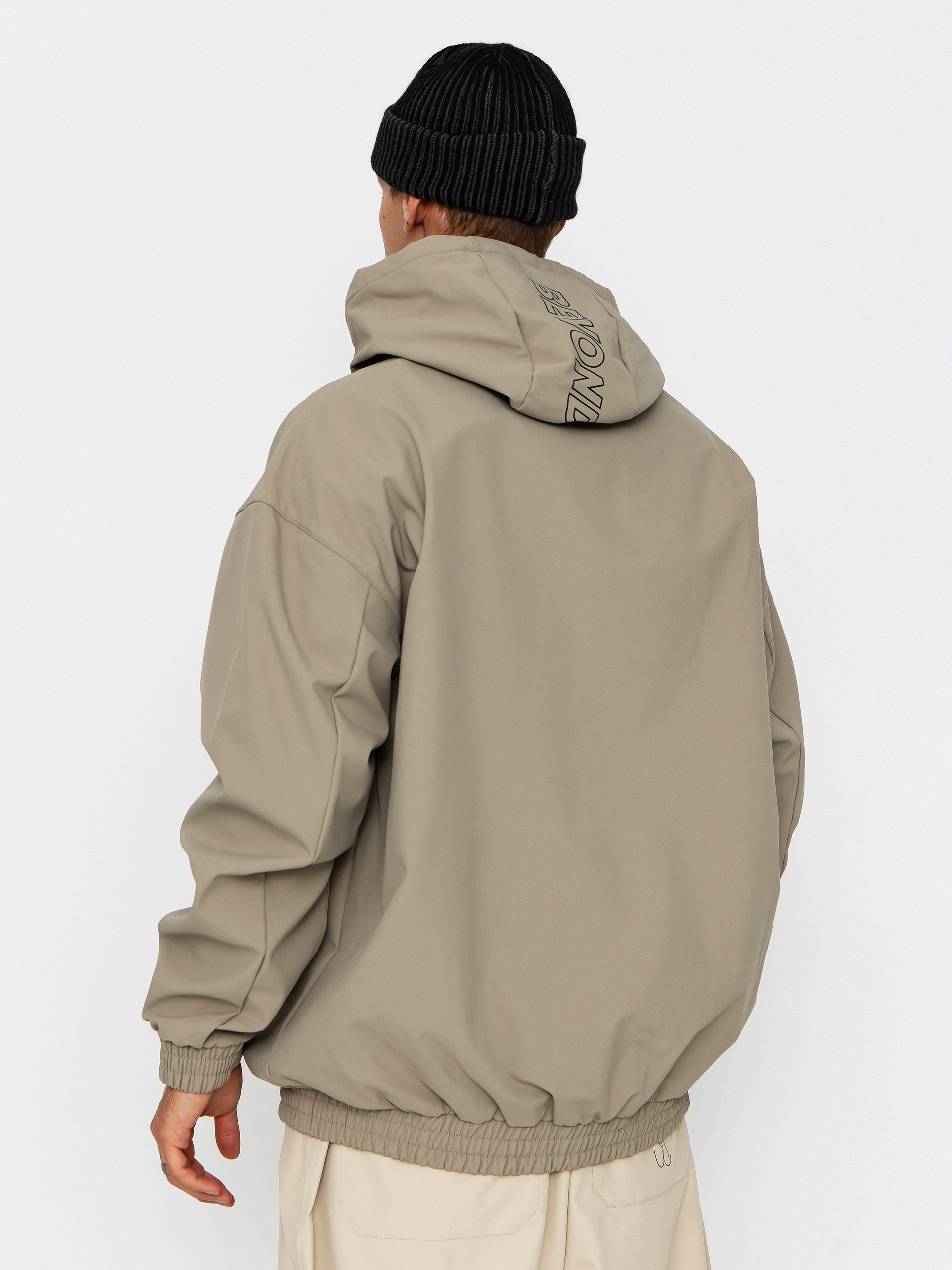 Herren Beyond Medals Snowboard Jacke Softshell Hoodie (beige)