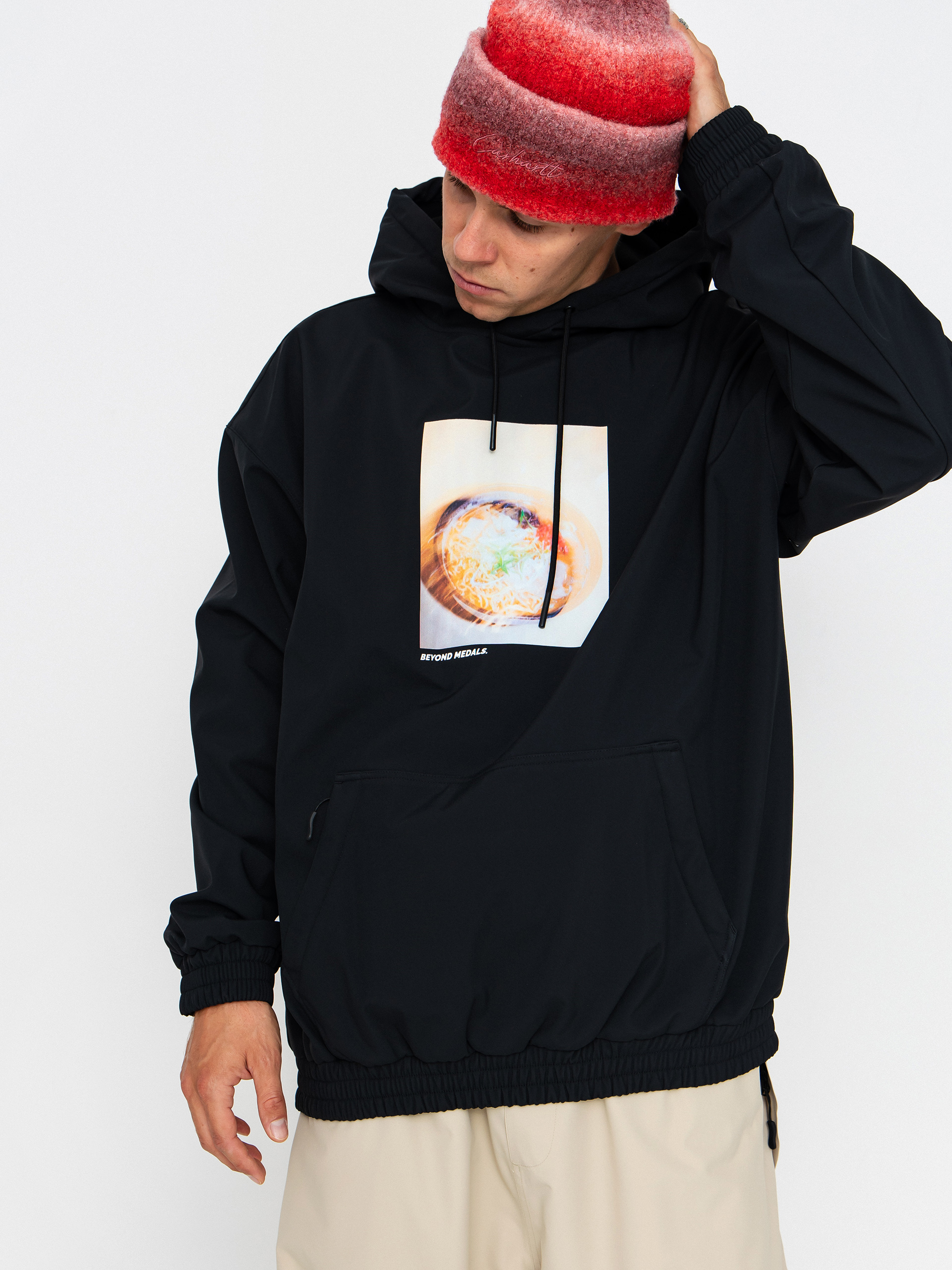 Beyond Medals Snowboard jacket Softshell Hoodie (black)