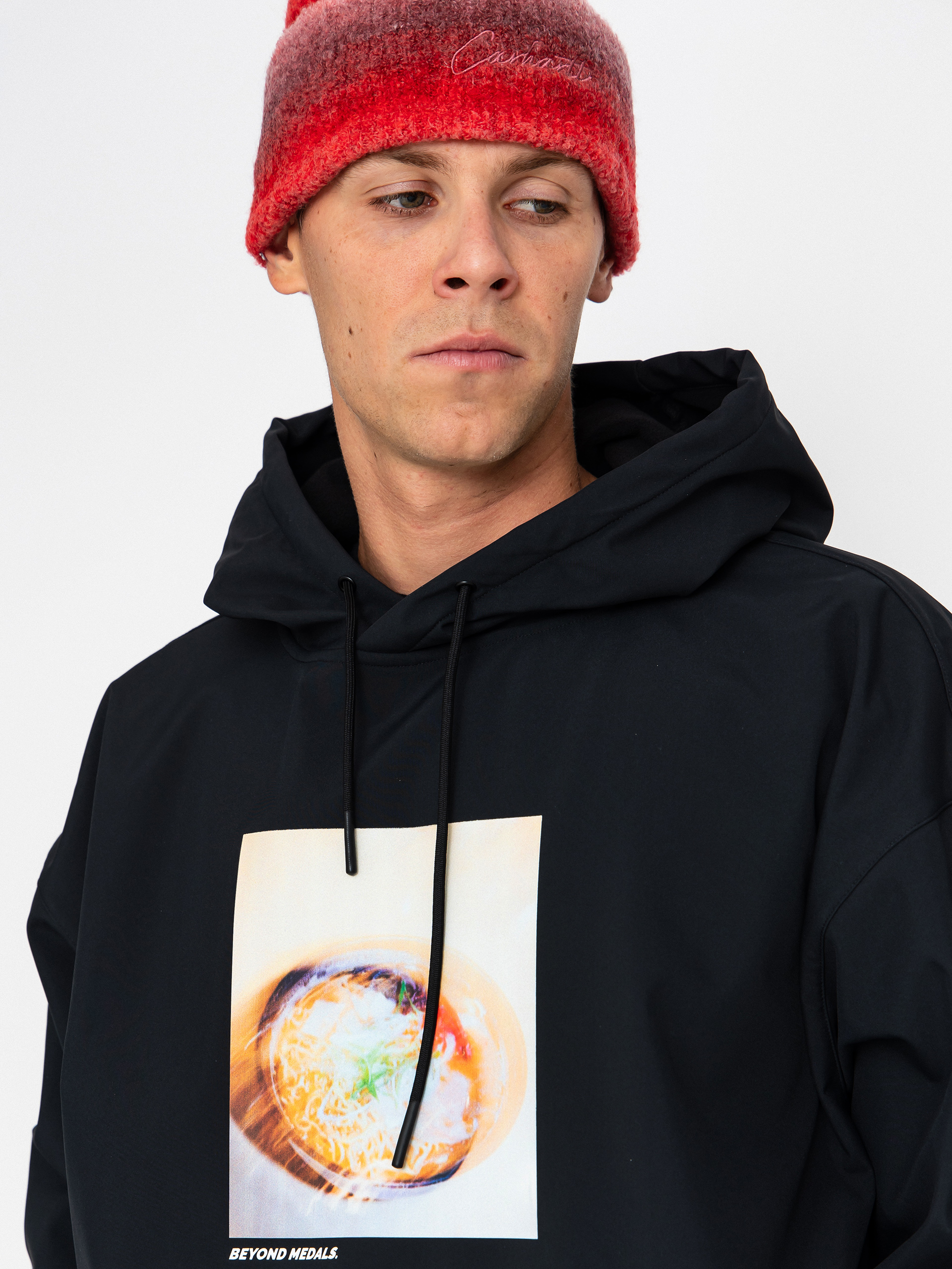 Mens Beyond Medals Snowboard jacket Softshell Hoodie (black)