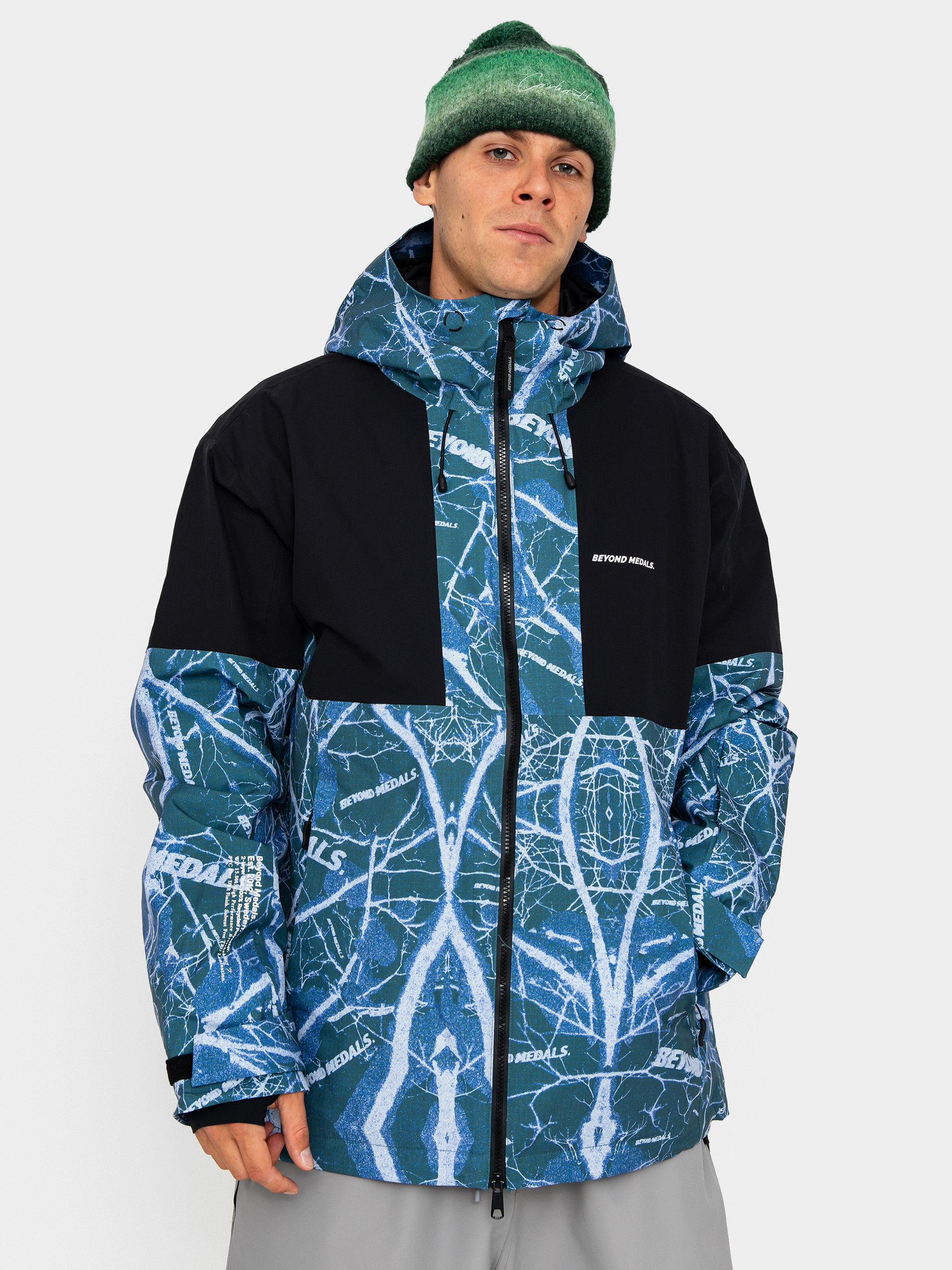 Beyond Medals Snowboard Jacke Fullzip Shirakaba 2L (print)