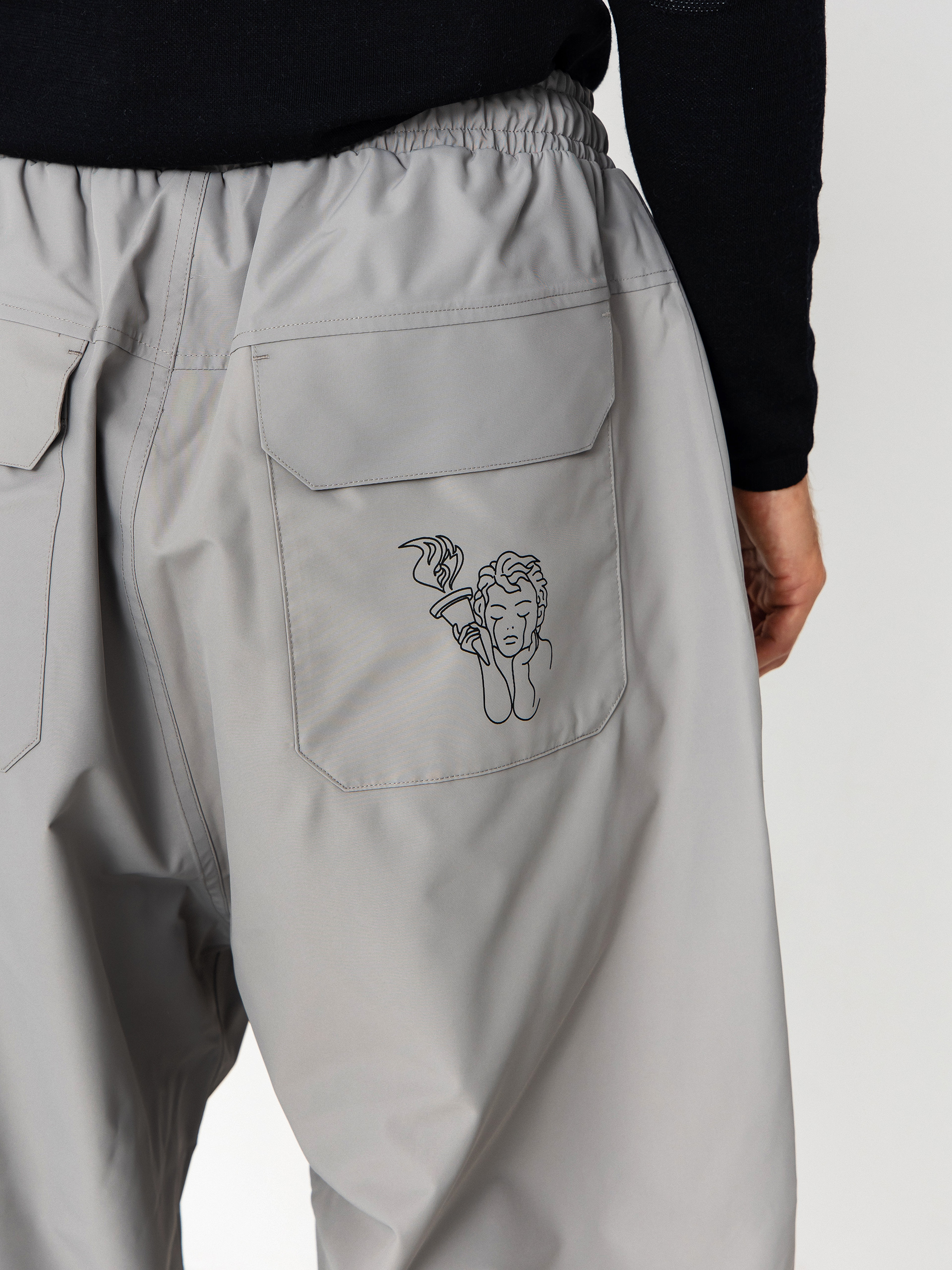 Mens Beyond Medals Snowboard pants Park (grey)