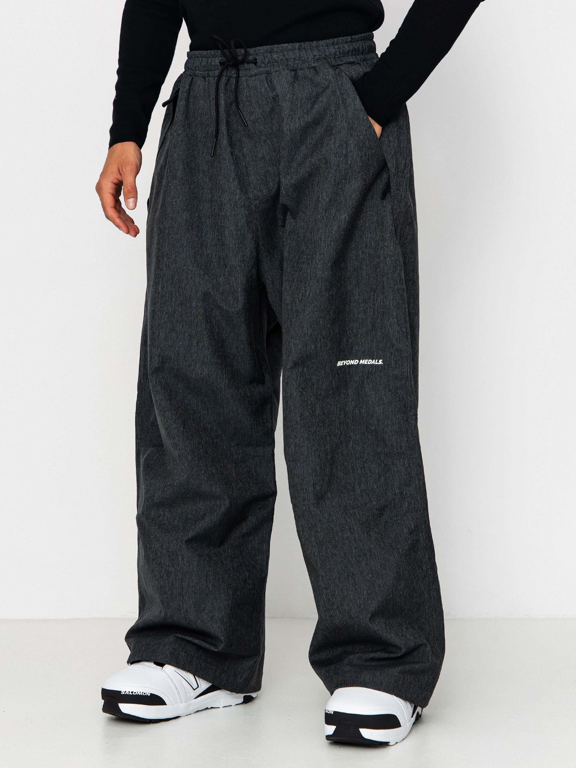 Mens Beyond Medals Snowboard pants Park Denim (dark grey)