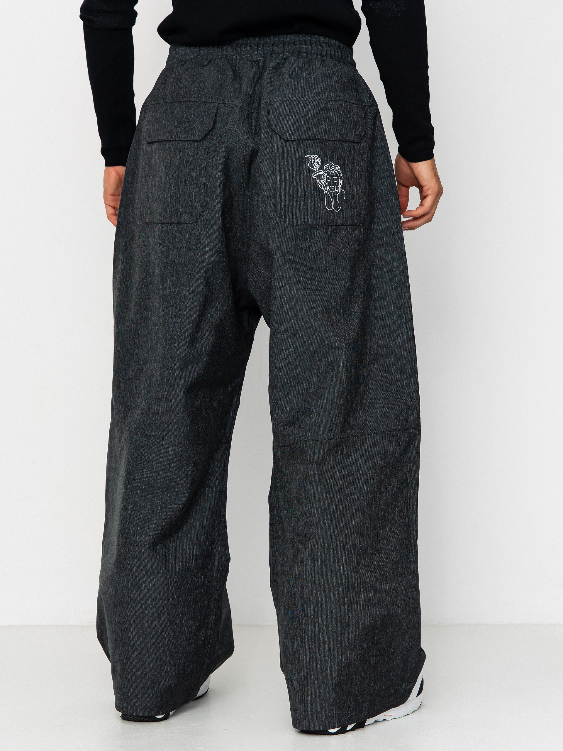 Mens Beyond Medals Snowboard pants Park Denim (dark grey)