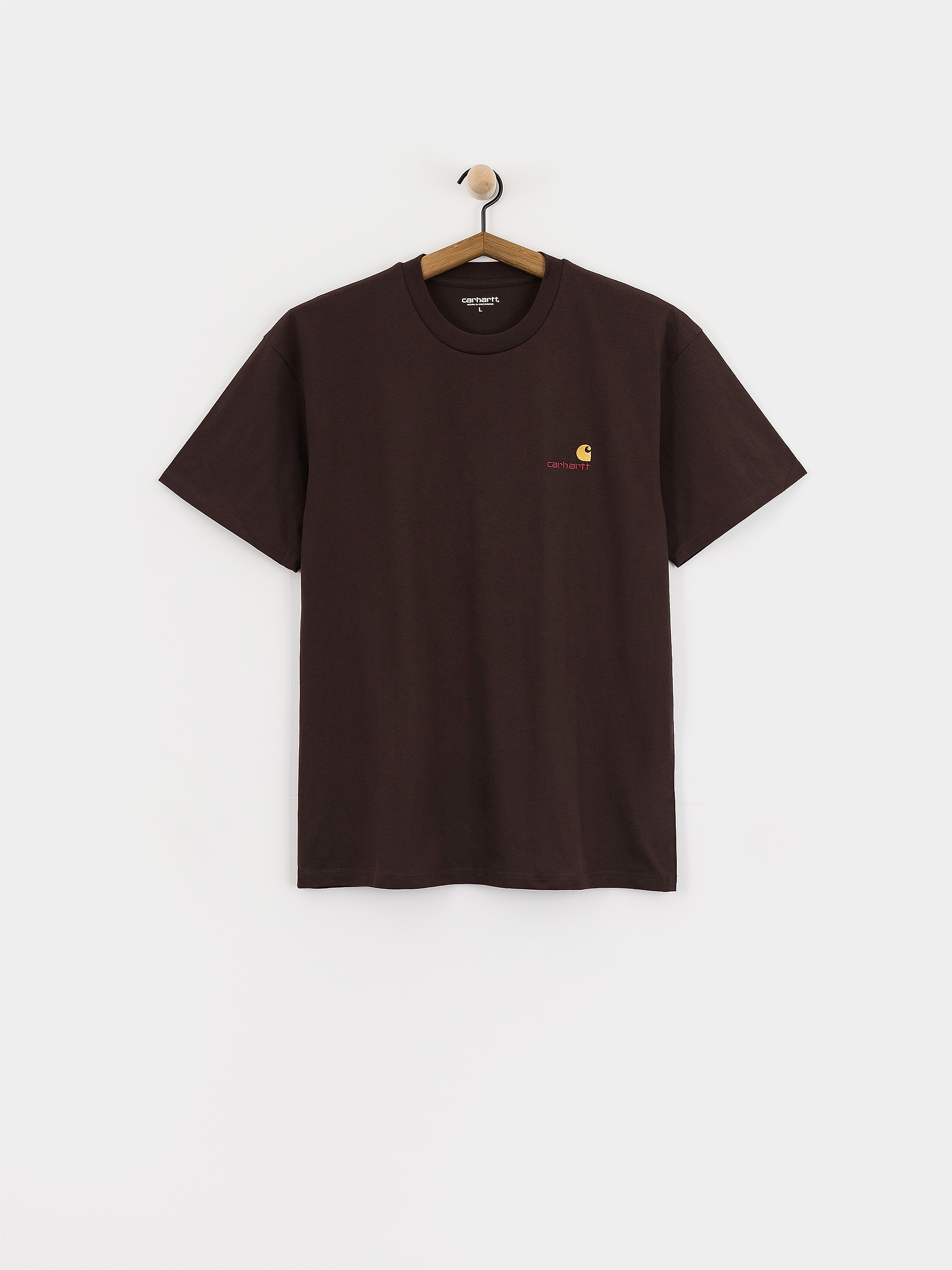 Carhartt WIP T-Shirt American Script (palisander)