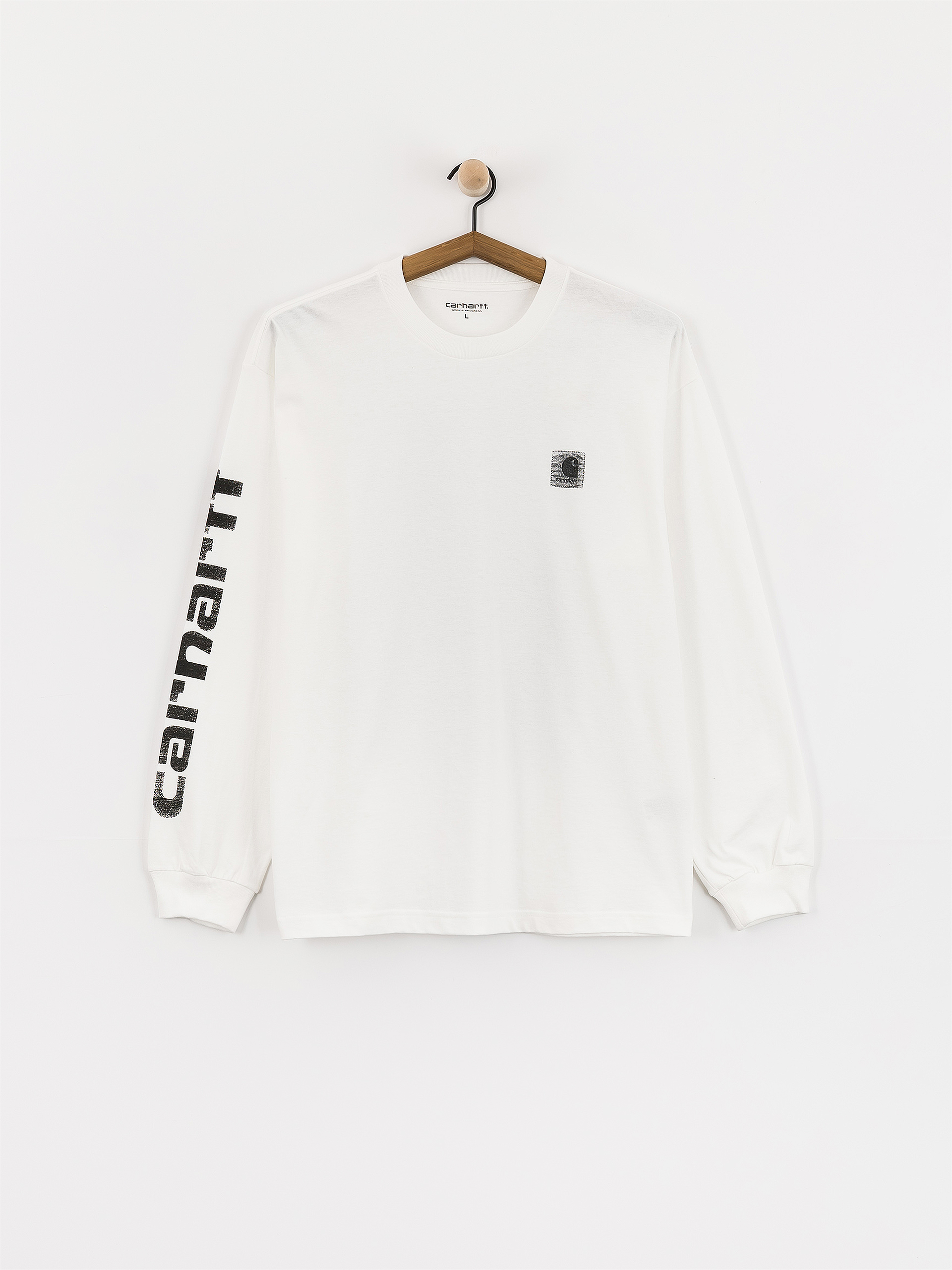 Carhartt WIP Longsleeve Archive Script (white)