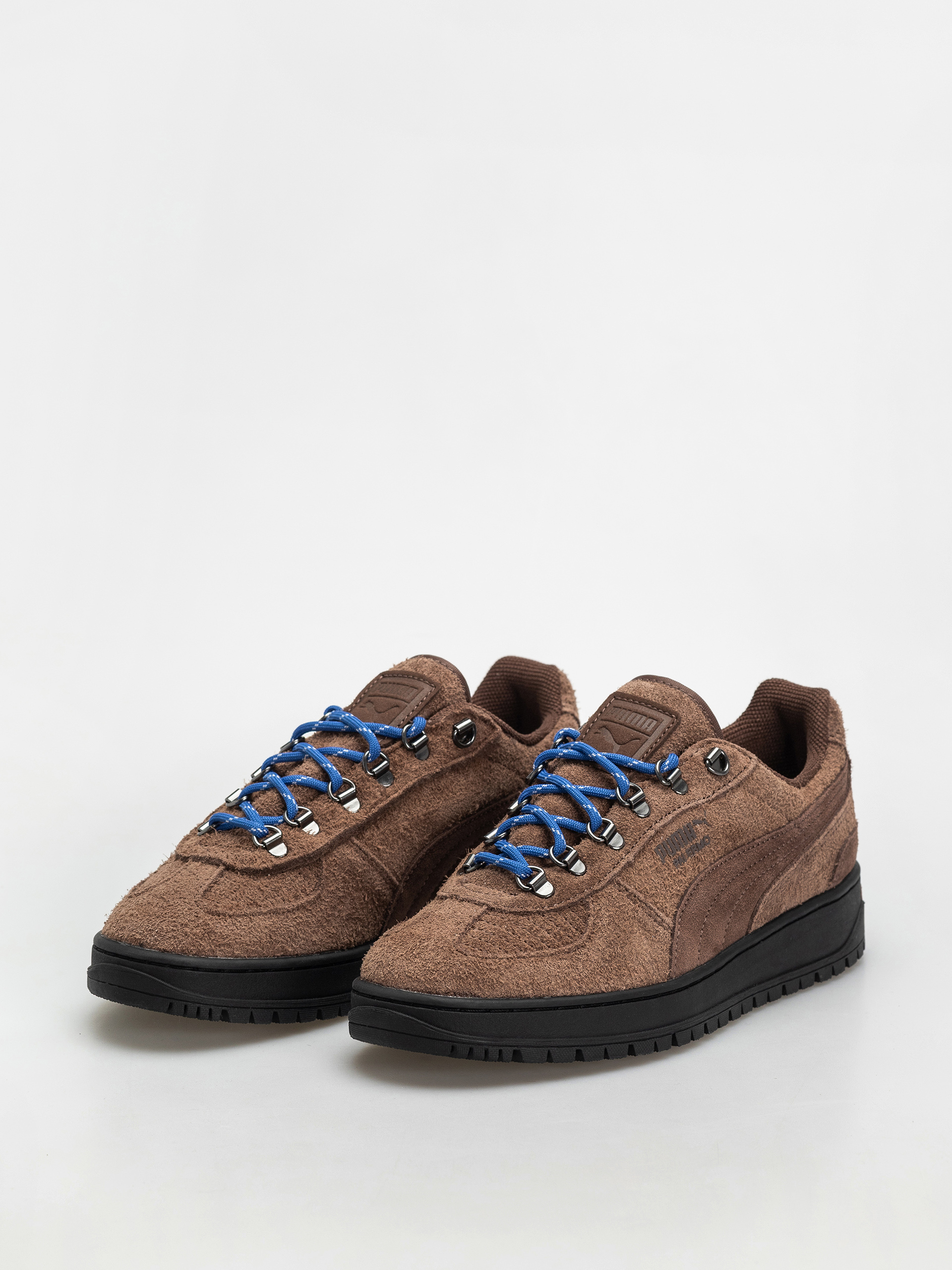 Puma Shoes Palermo Alpino Fuzzy - brown, blue (chestnut brown