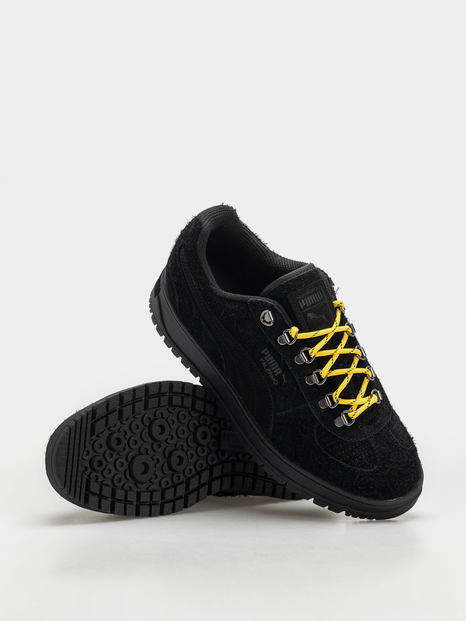 Puma Shoes Palermo Alpino Fuzzy - yellow, black (puma black/yellow