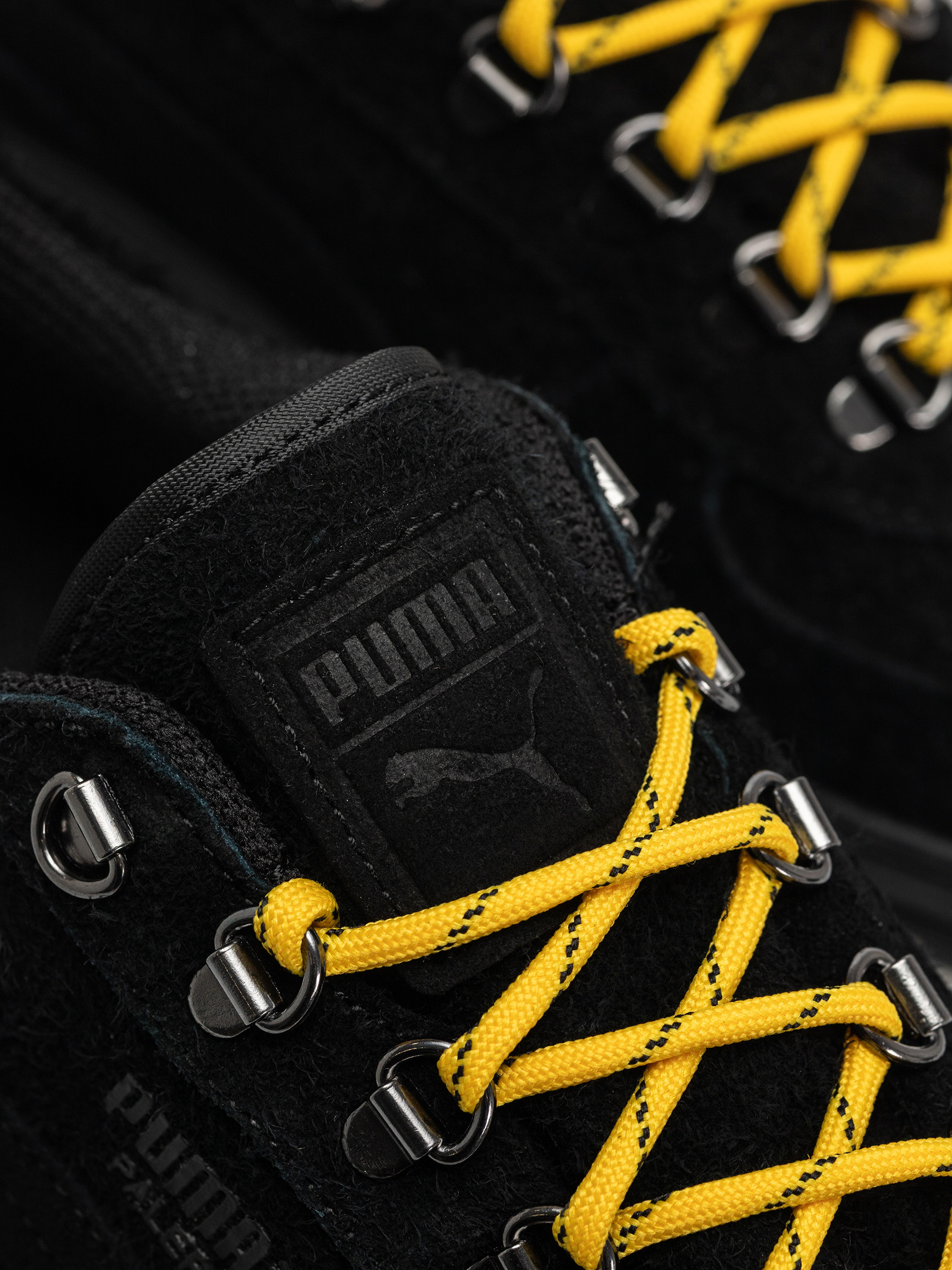 Puma Shoes Palermo Alpino Fuzzy (puma black/yellow sizzle)