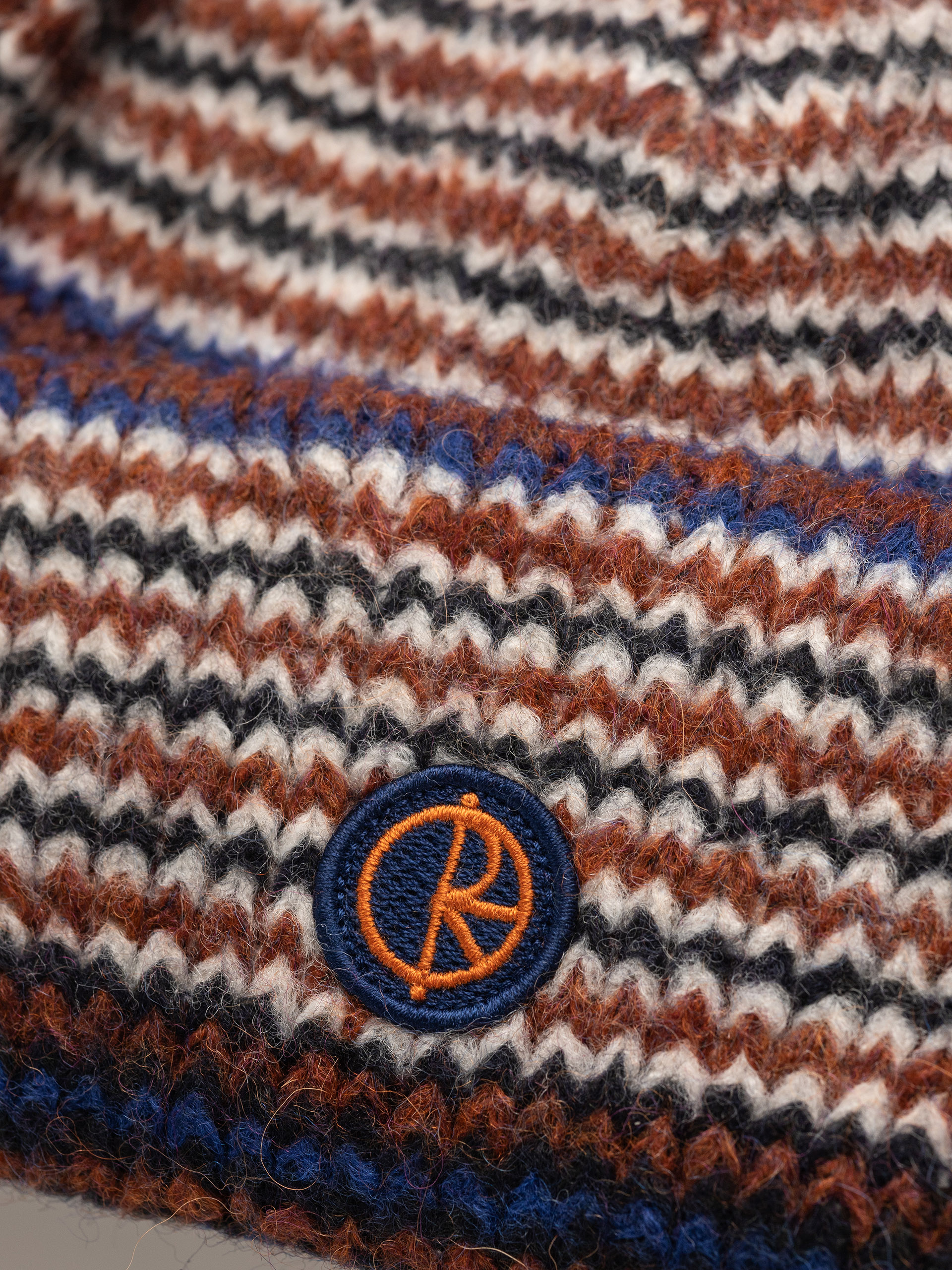 Polar Skate Beanie George (blue/orange)