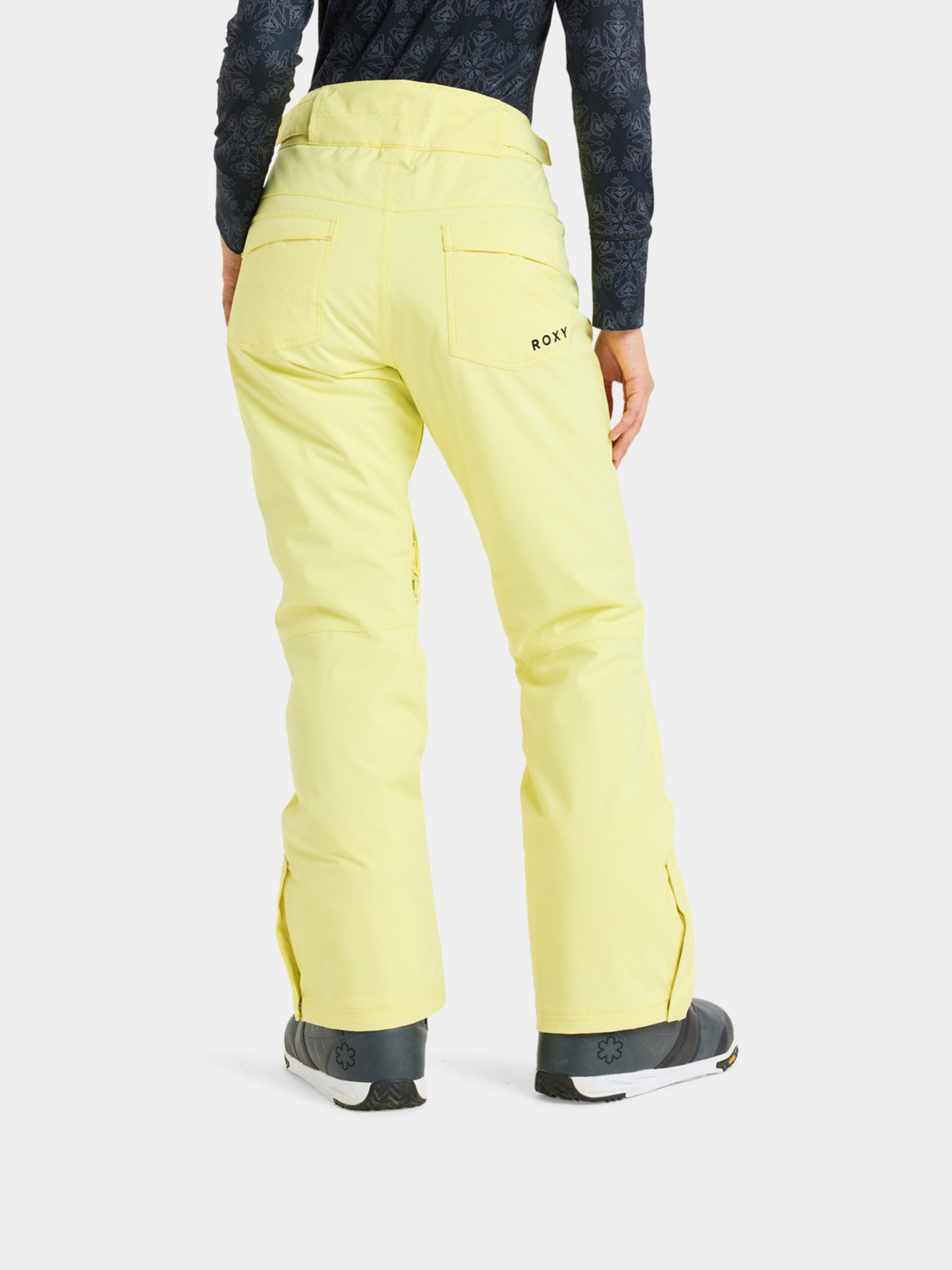 Womens Roxy Backyard Snowboard pants (yellow pear)