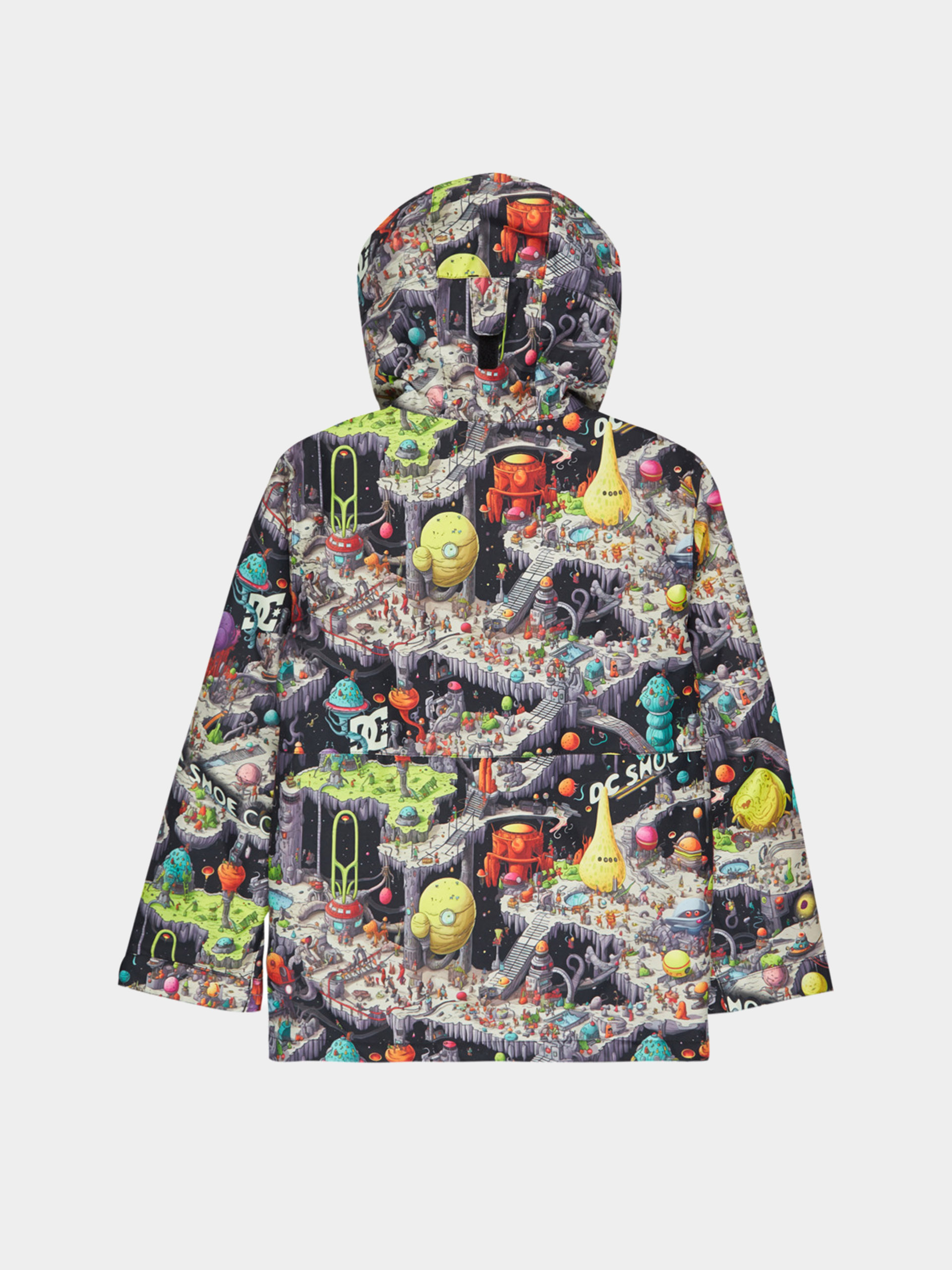 DC Snowboard jacket Basis Print JR (outer world black)