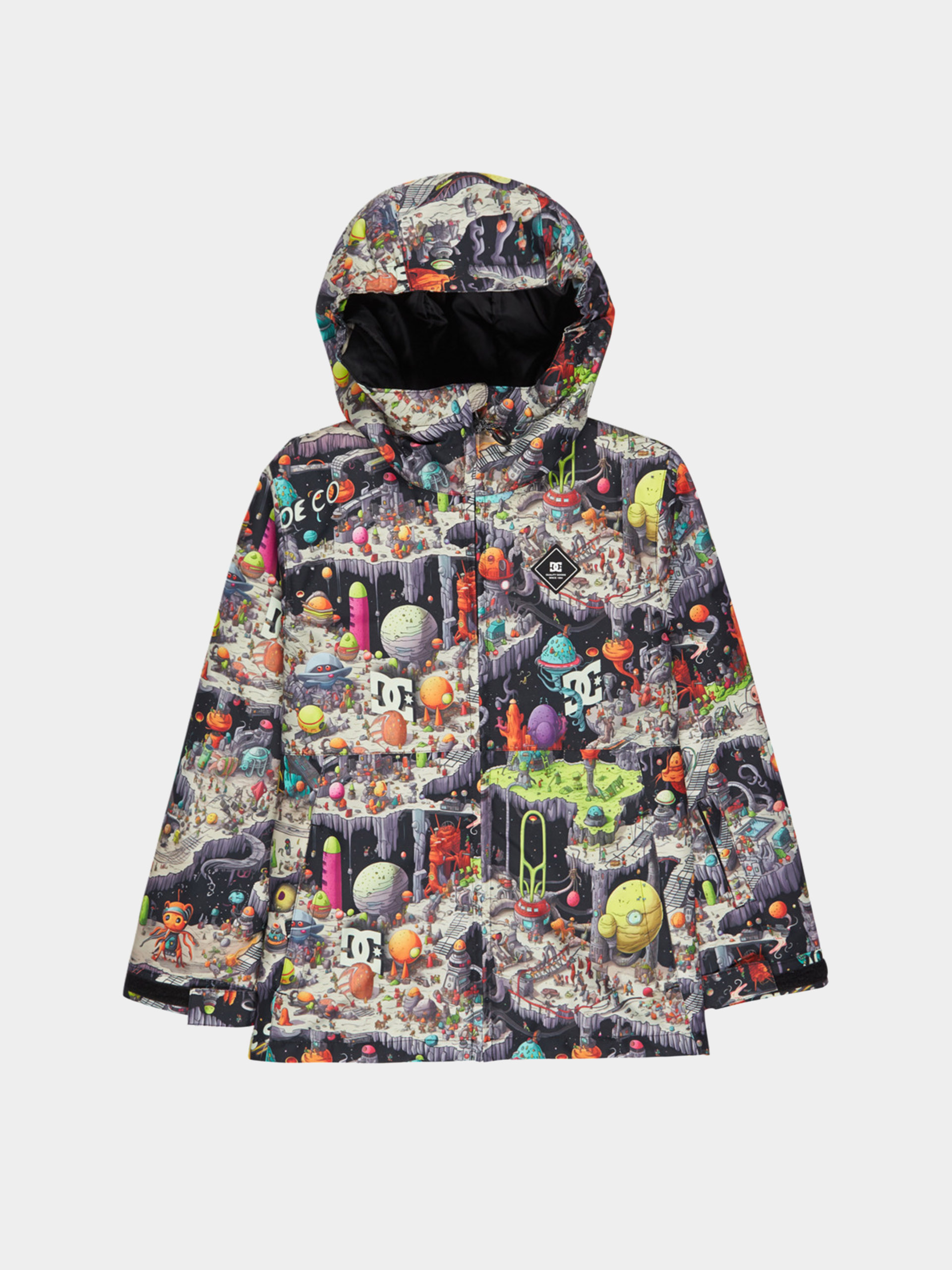 DC Snowboard jacket Basis Print JR (outer world black)