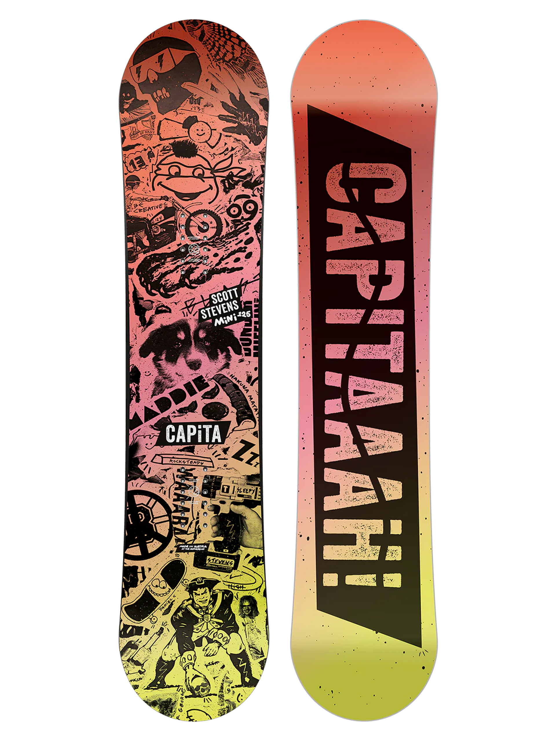Capita Snowboard Scott Stevens Mini JR (red/yellow)