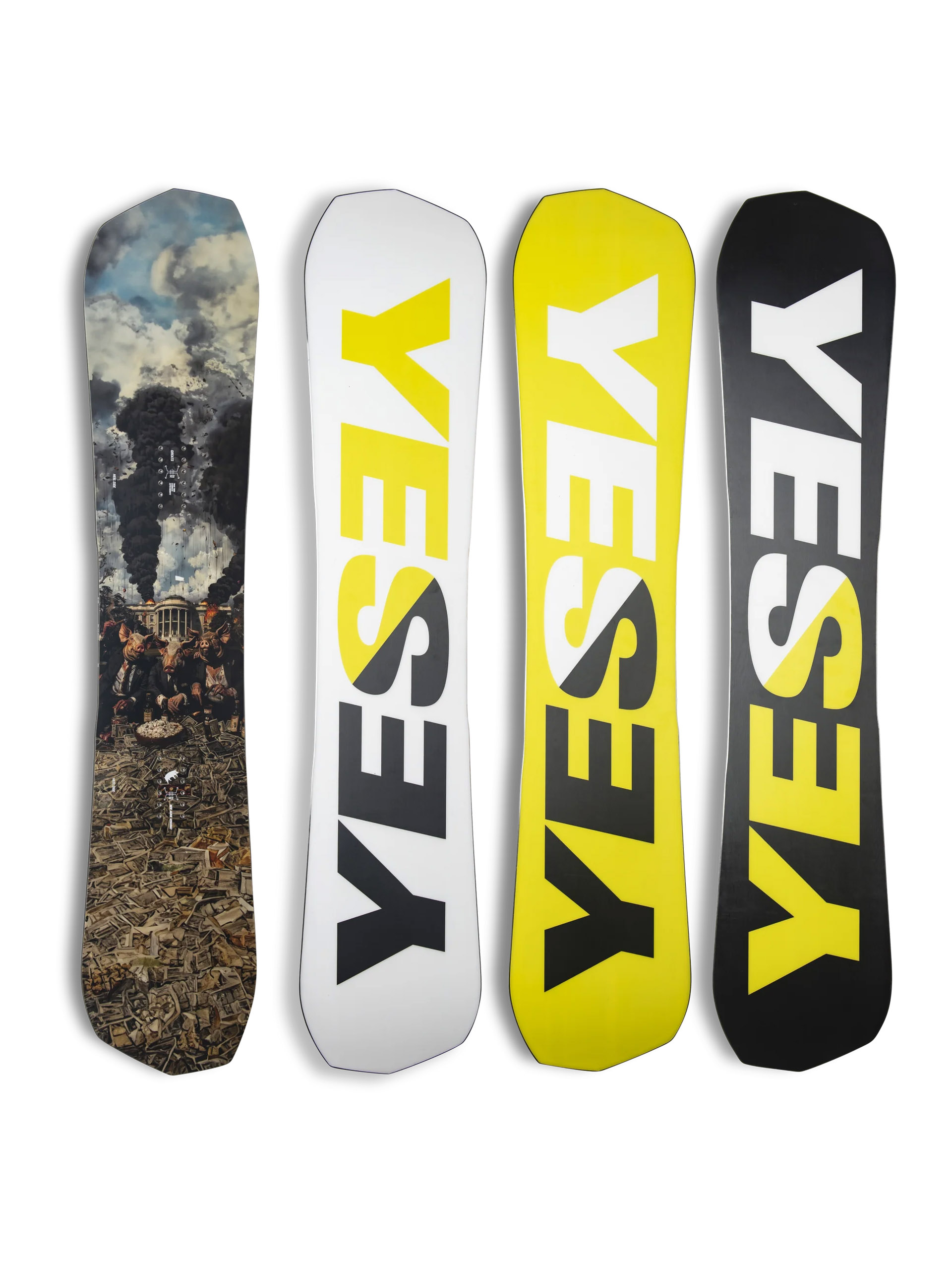 who owns yes snowboards All Out Snowboard 2025 162 The Basic Freestyle Snowboard from Yes offers optimized performance for advanced riders Yes Snowboard Greats - multicolor