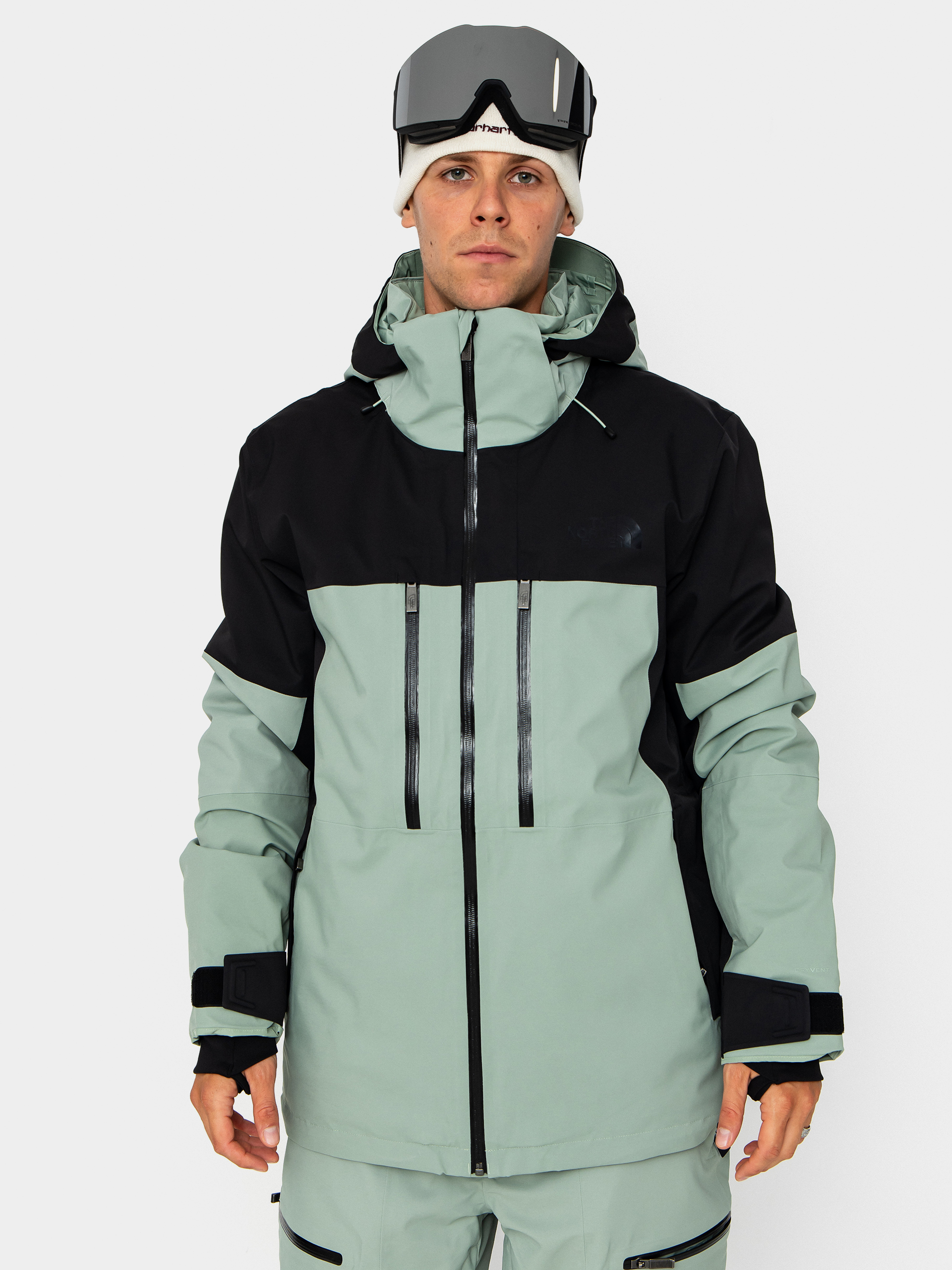 The North Face Chakal Snowboard jacket - pink, green (slate moss