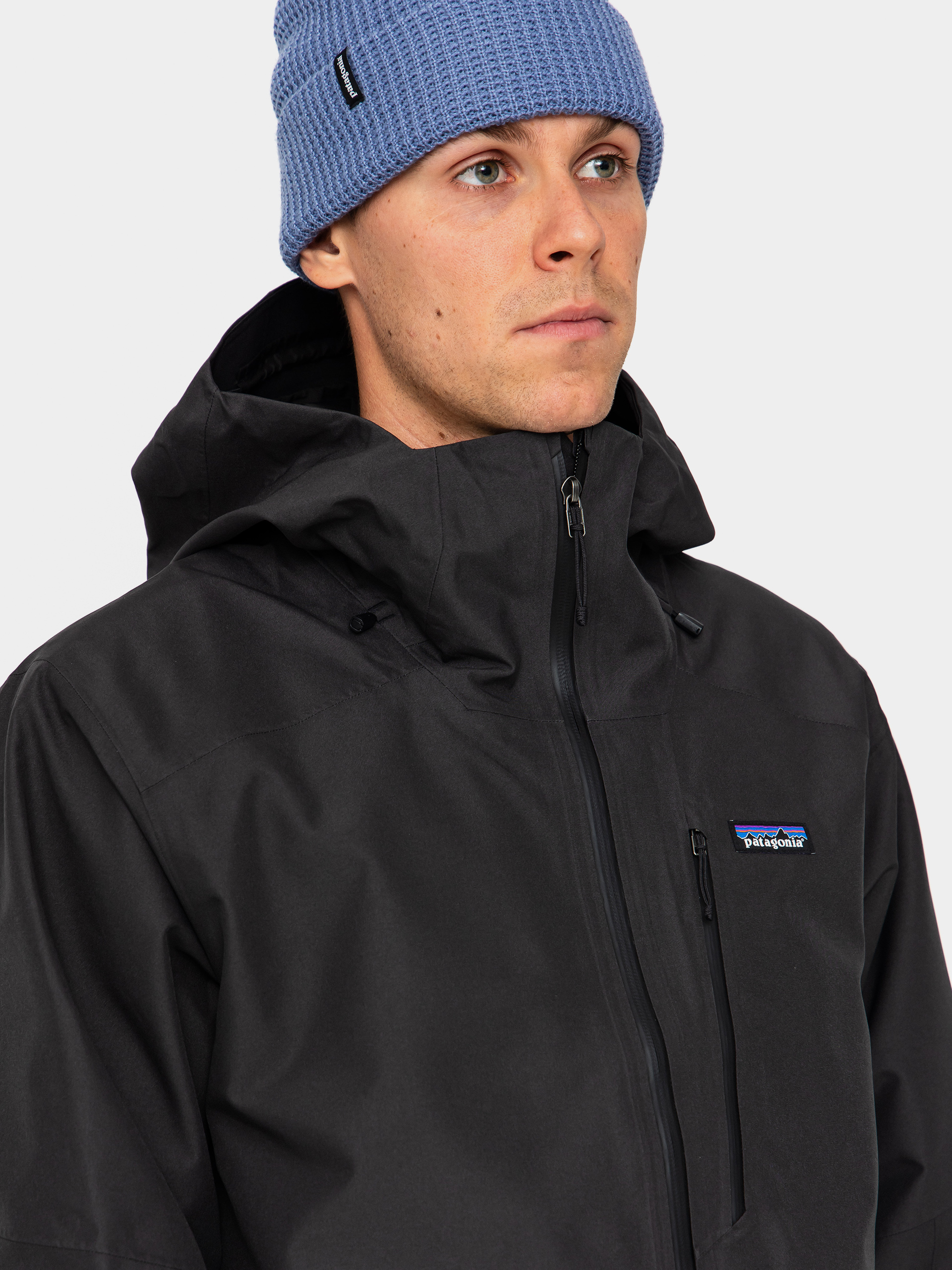 Herren Patagonia Powder Town Snowboard Jacke (black)