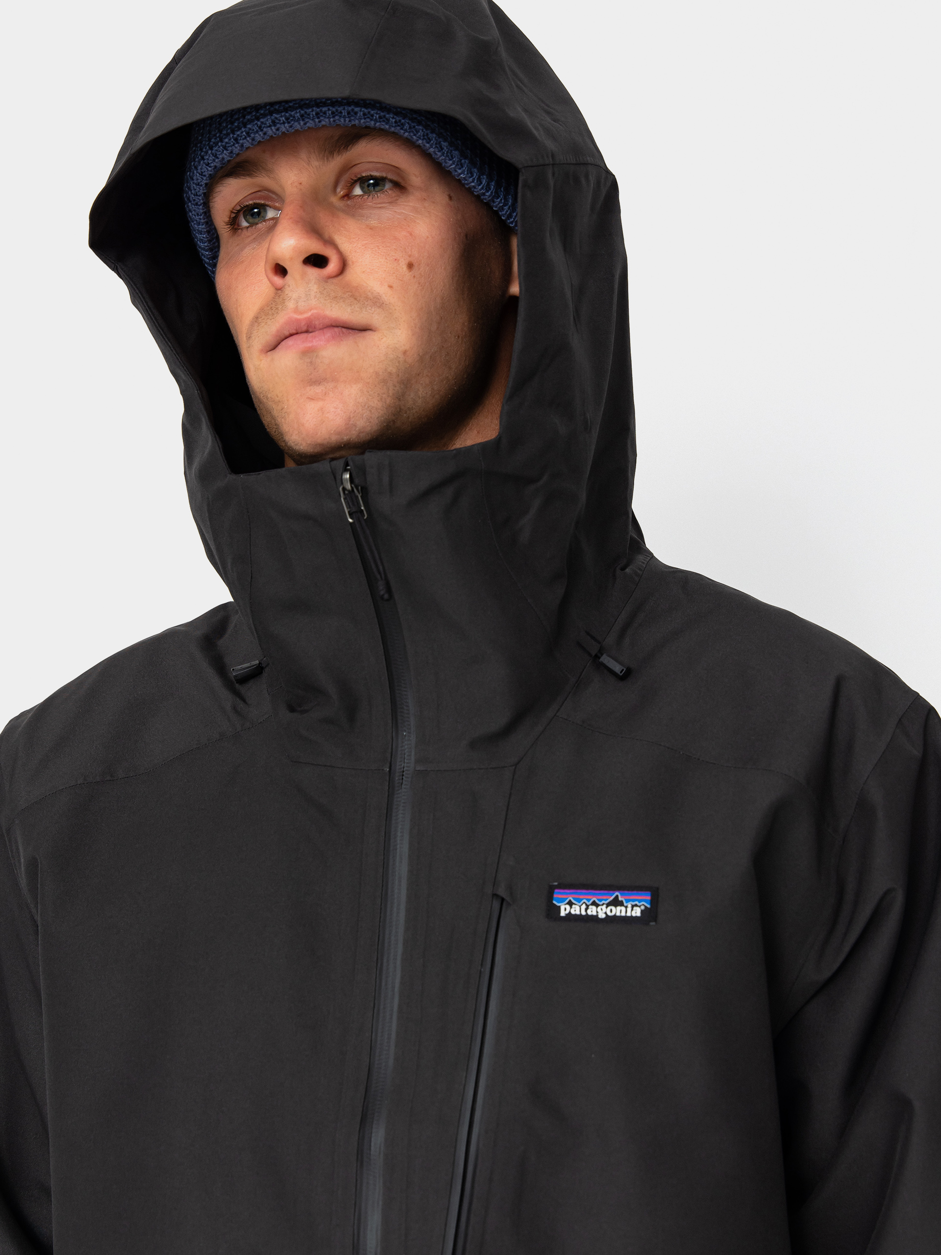 Herren Patagonia Powder Town Snowboard Jacke (black)