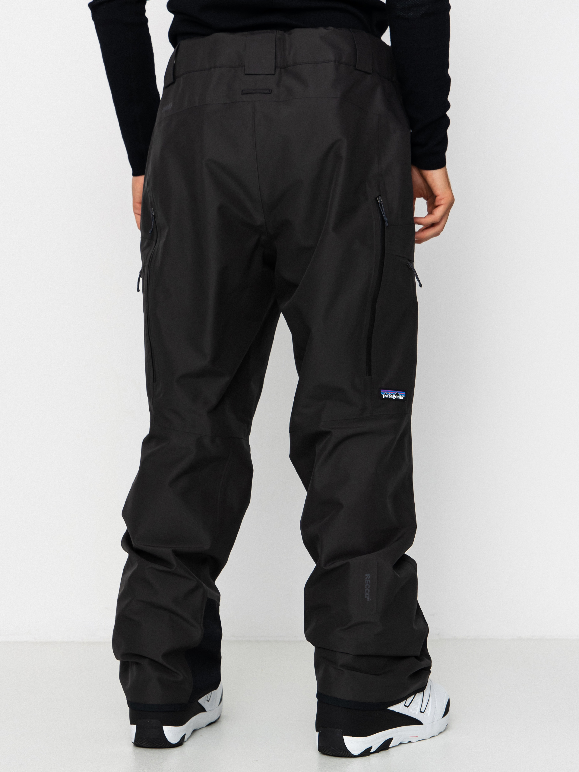 Herren Patagonia Powder Town Reg Snowboard Hose (black)